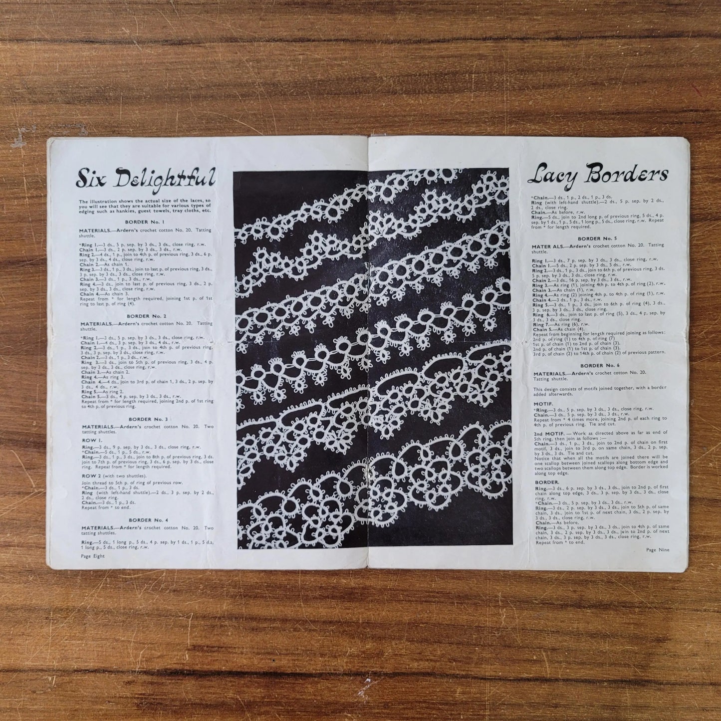 1940s Tatting by Penelope, a Needlecraft Publication pattern booklet