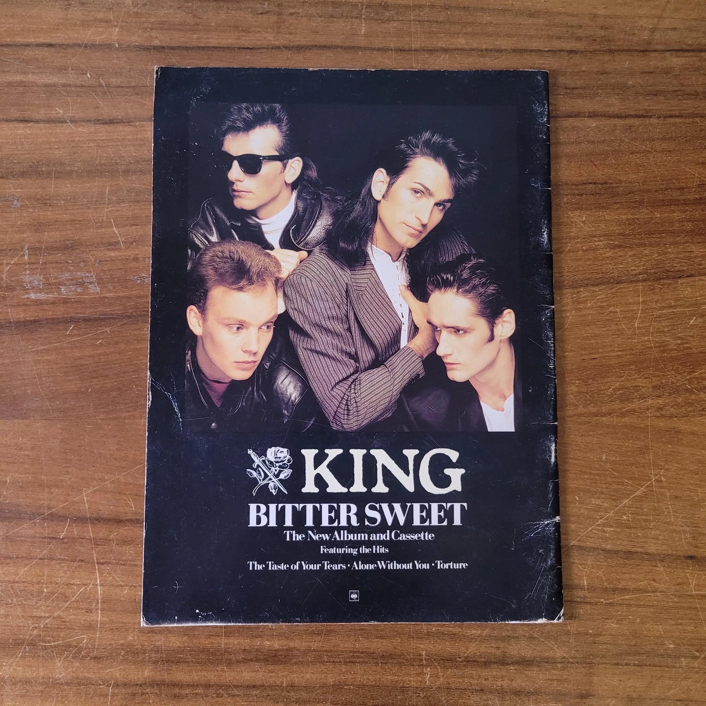 King: Bitter Sweet European Tour souvenir programme, Winter 1985