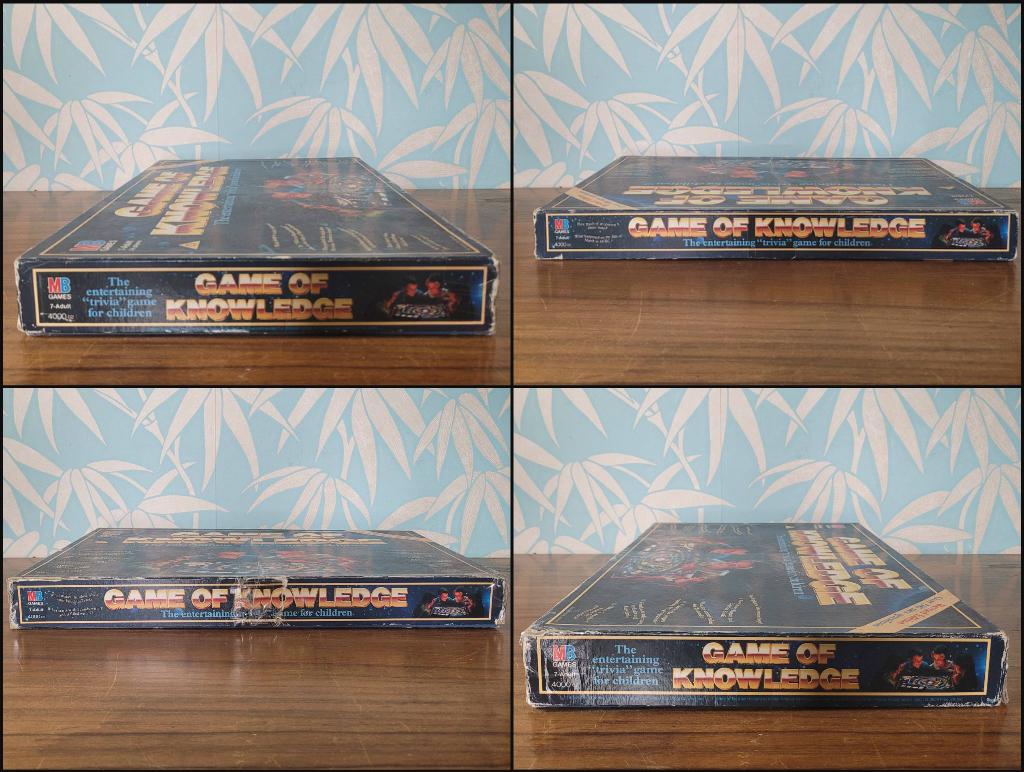 1984 MB Games Game of Knowledge Revised Edition trivia board game