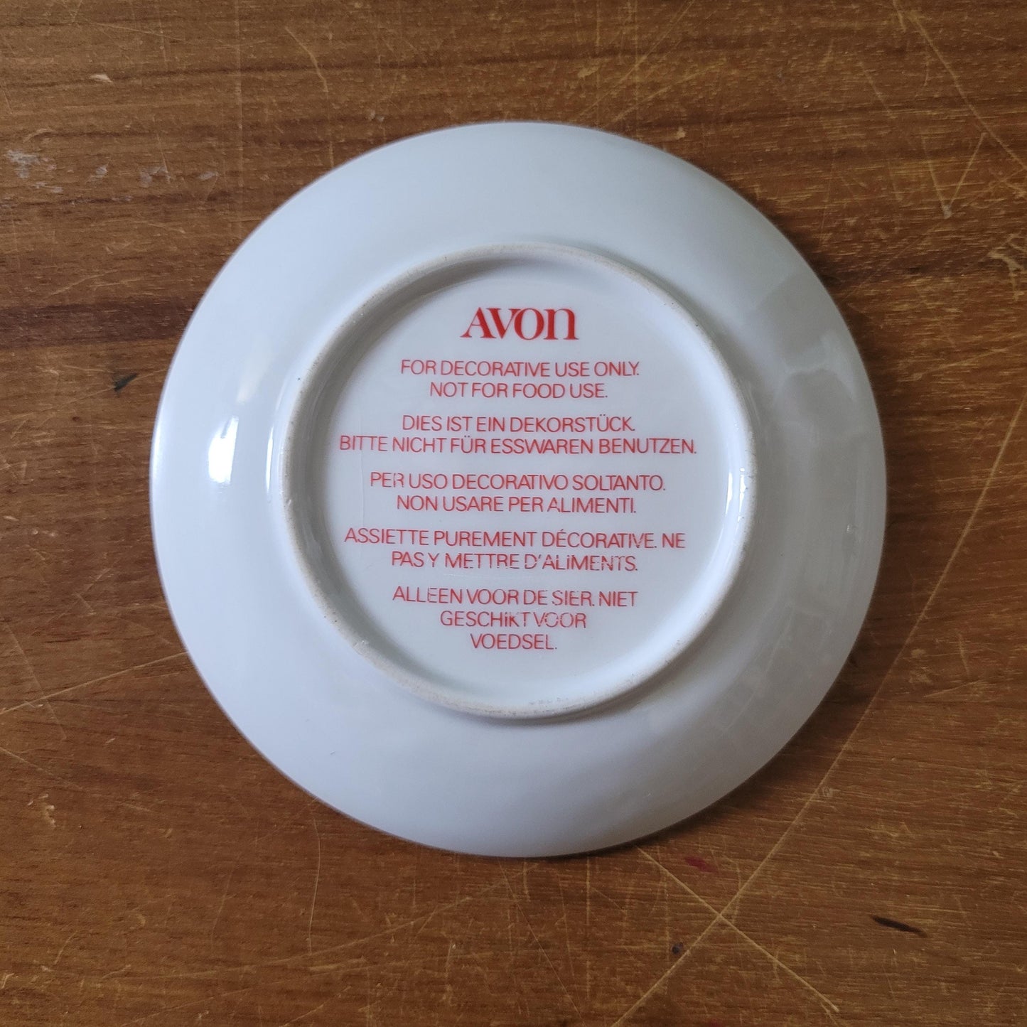 1980s Avon cutesy Christmas decorative plates (choose from 3 designs)