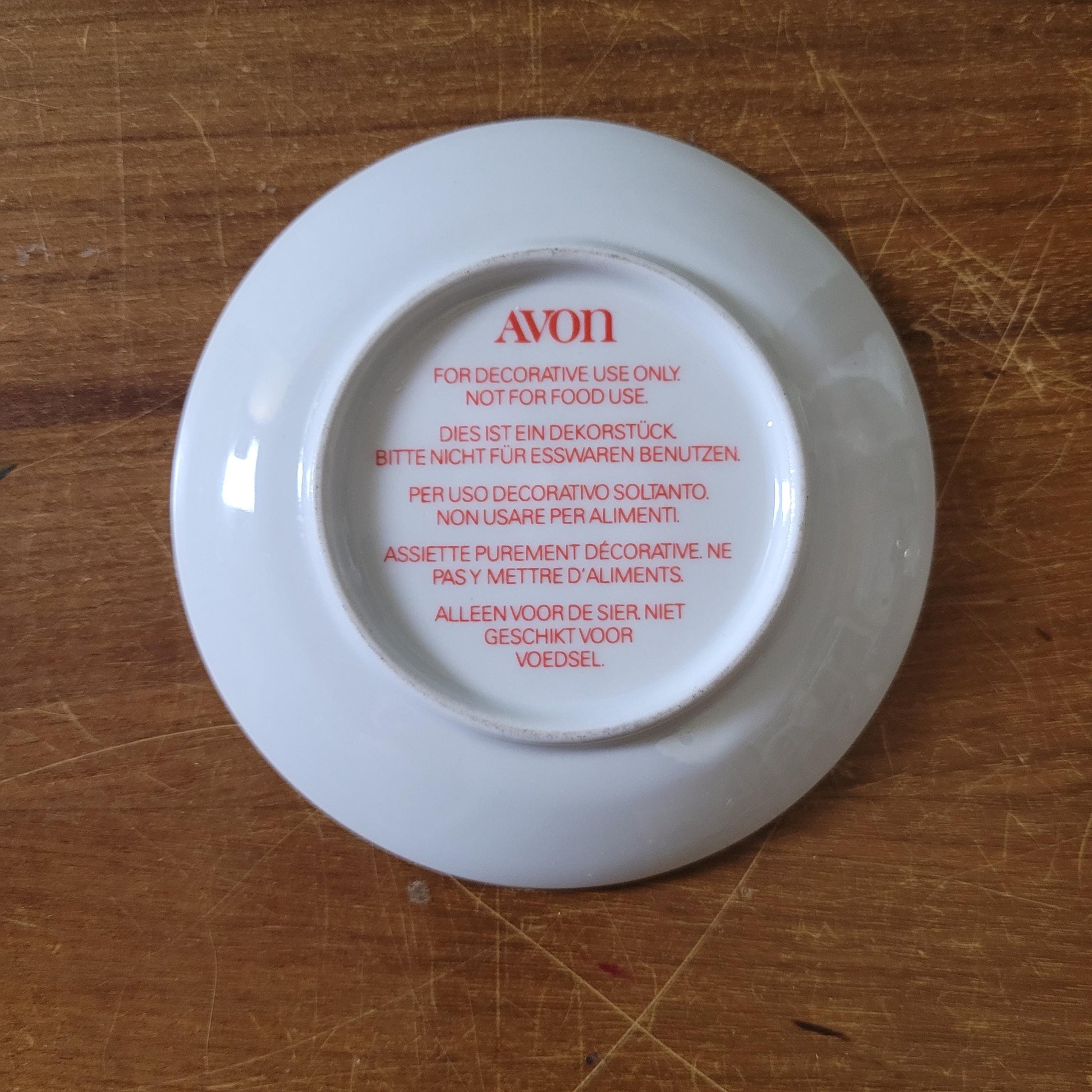 1980s Avon cutesy Christmas decorative plates (choose from 3 designs)