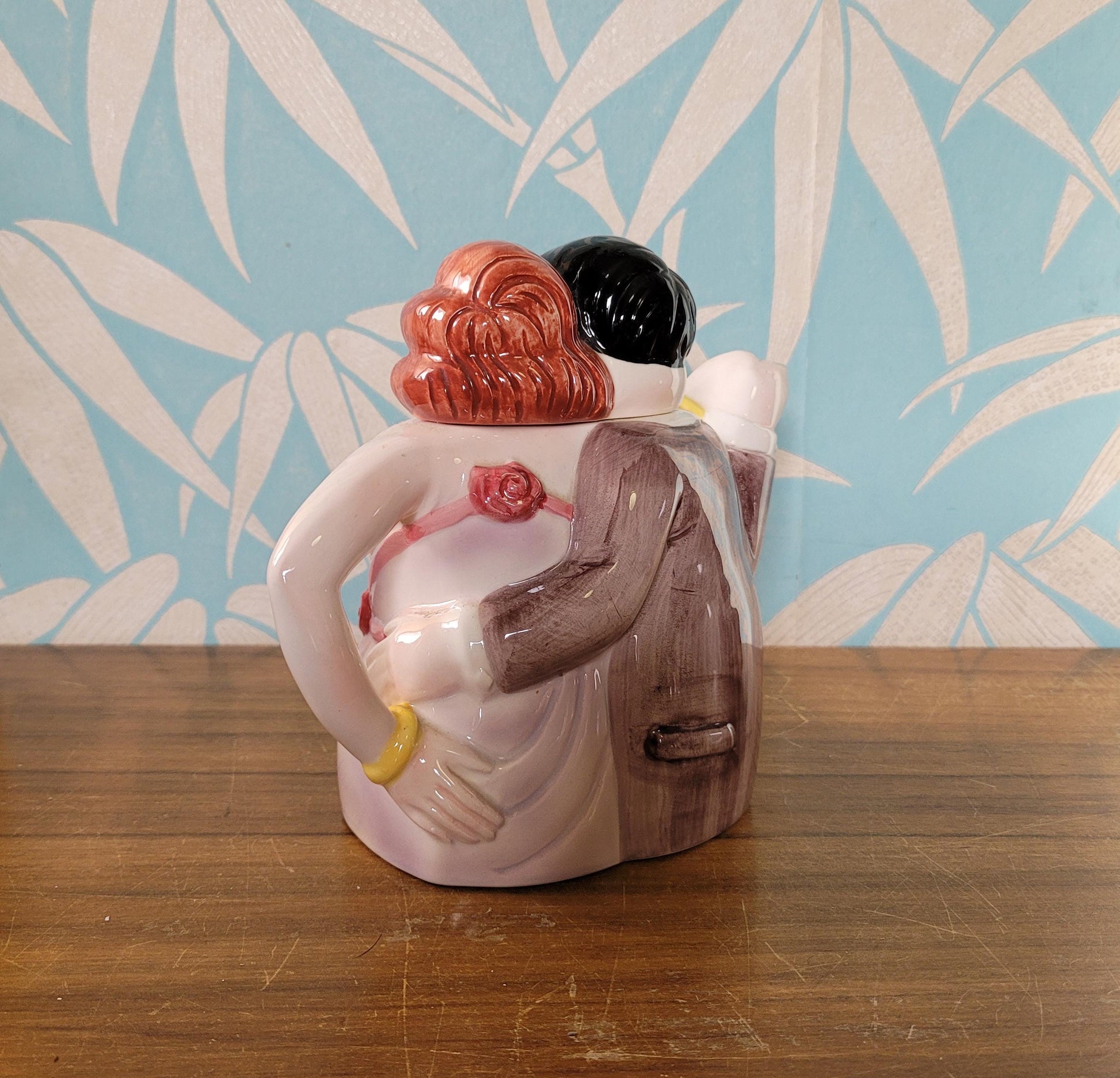 1988 Dept 56 Tea Time No.5 'Tango' collectable teapot