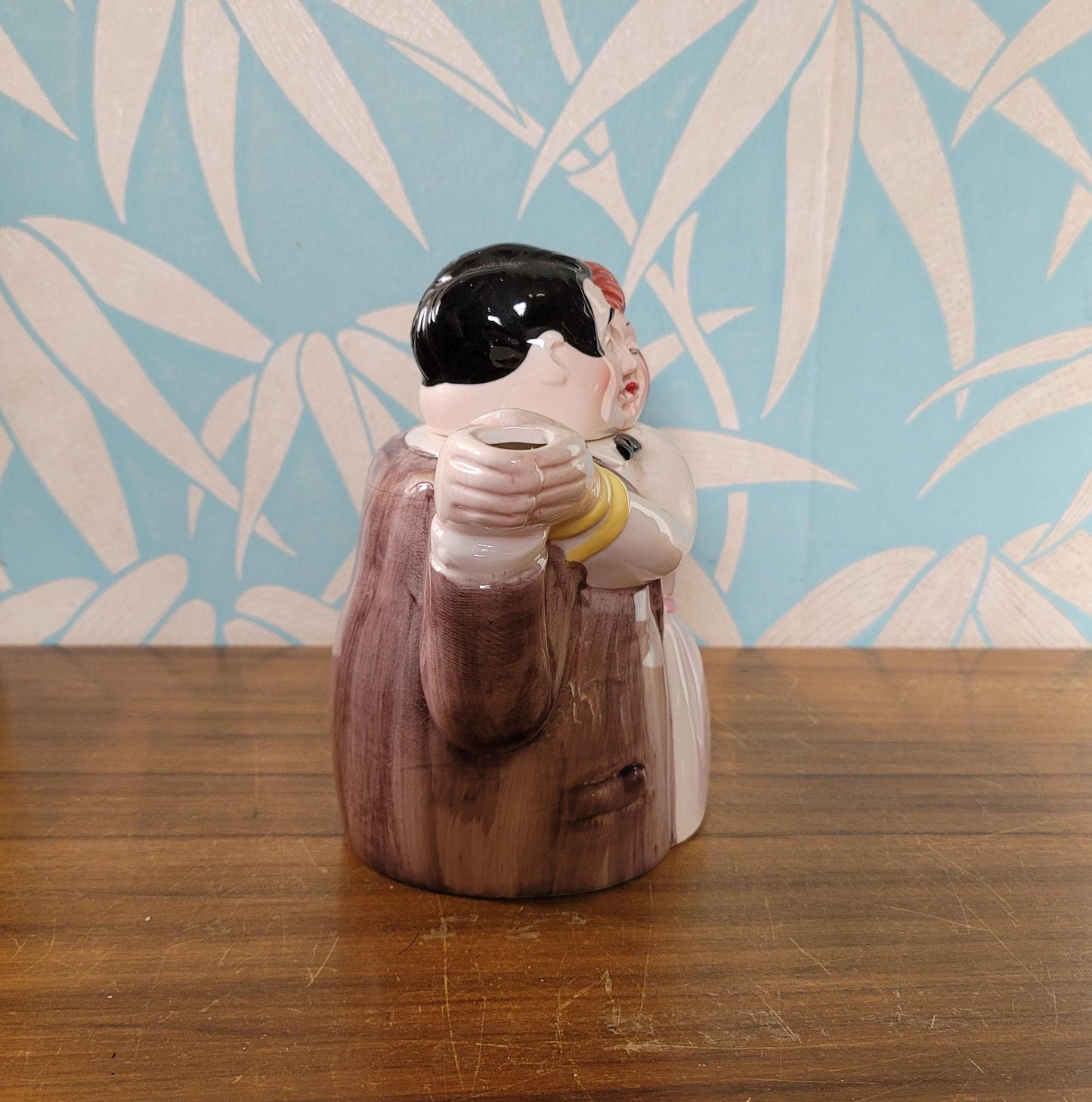 1988 Dept 56 Tea Time No.5 'Tango' collectable teapot