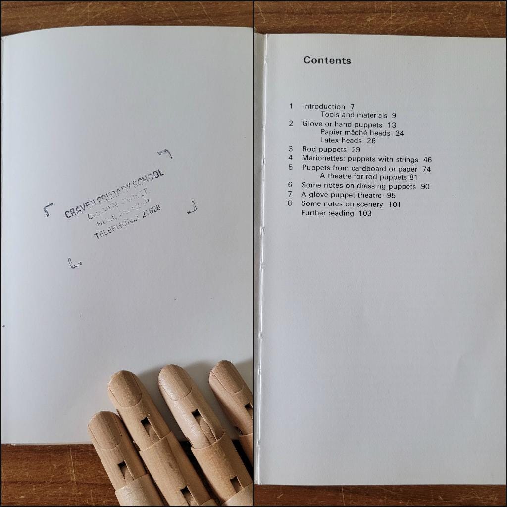 Simple Puppetry, a pocket how to do it, by Sheila Jackson (Hardback, 1969)