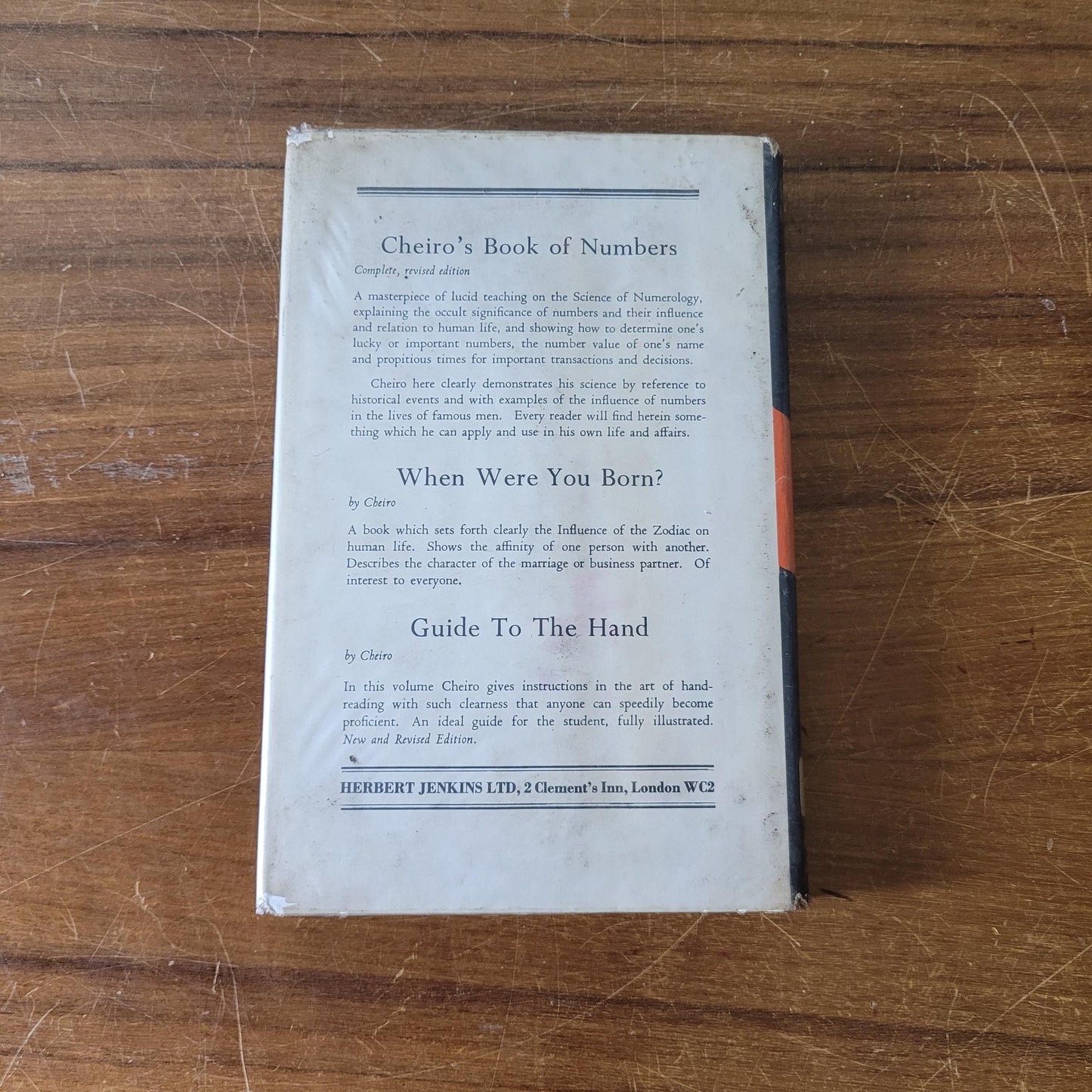 Cheiro's Language of the Hand; The Classic of Palmistry (Hardback, 1967)