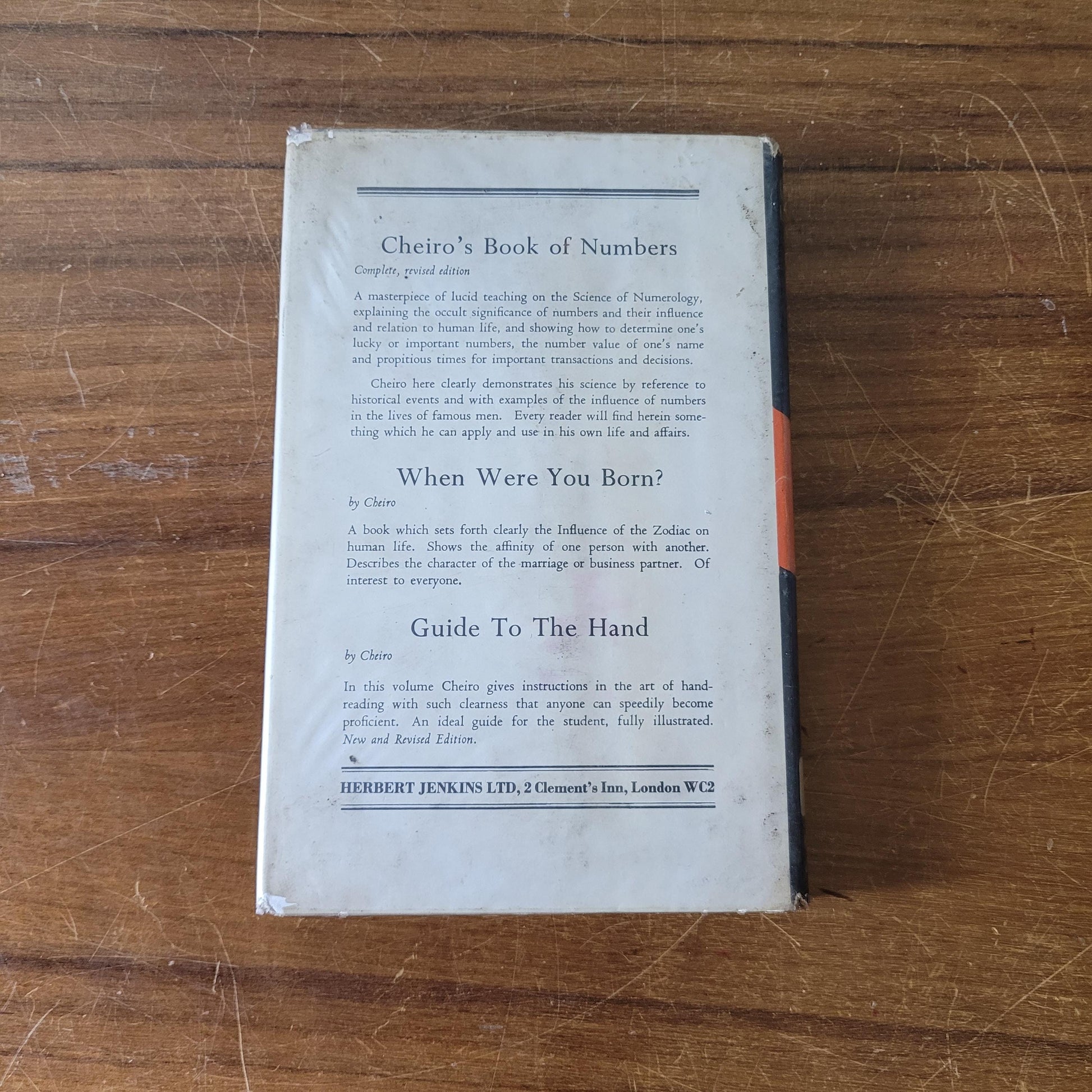 Cheiro's Language of the Hand; The Classic of Palmistry (Hardback, 1967)