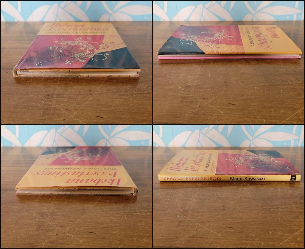 Ikebana Ever Lastings; dried-flower arrangements, by Mami Kawasaki (Hardback, 1969)