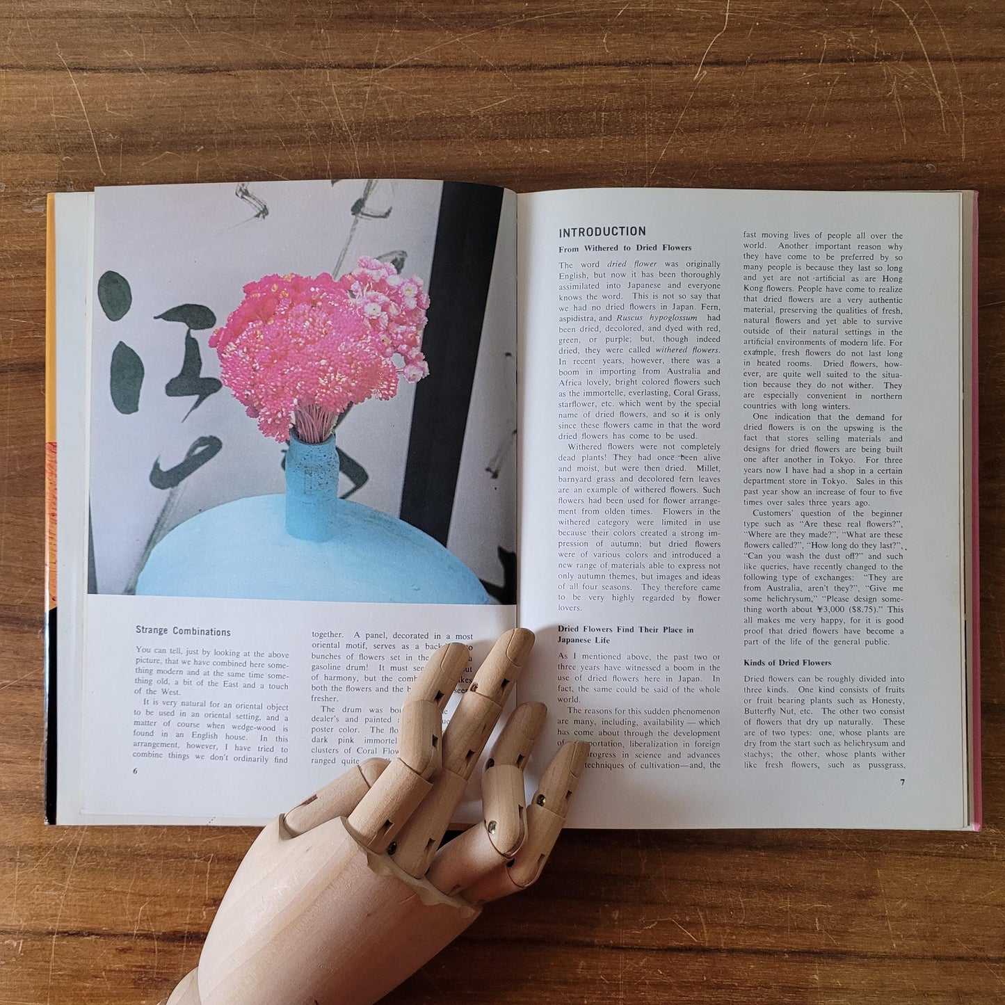 Ikebana Ever Lastings; dried-flower arrangements, by Mami Kawasaki (Hardback, 1969)