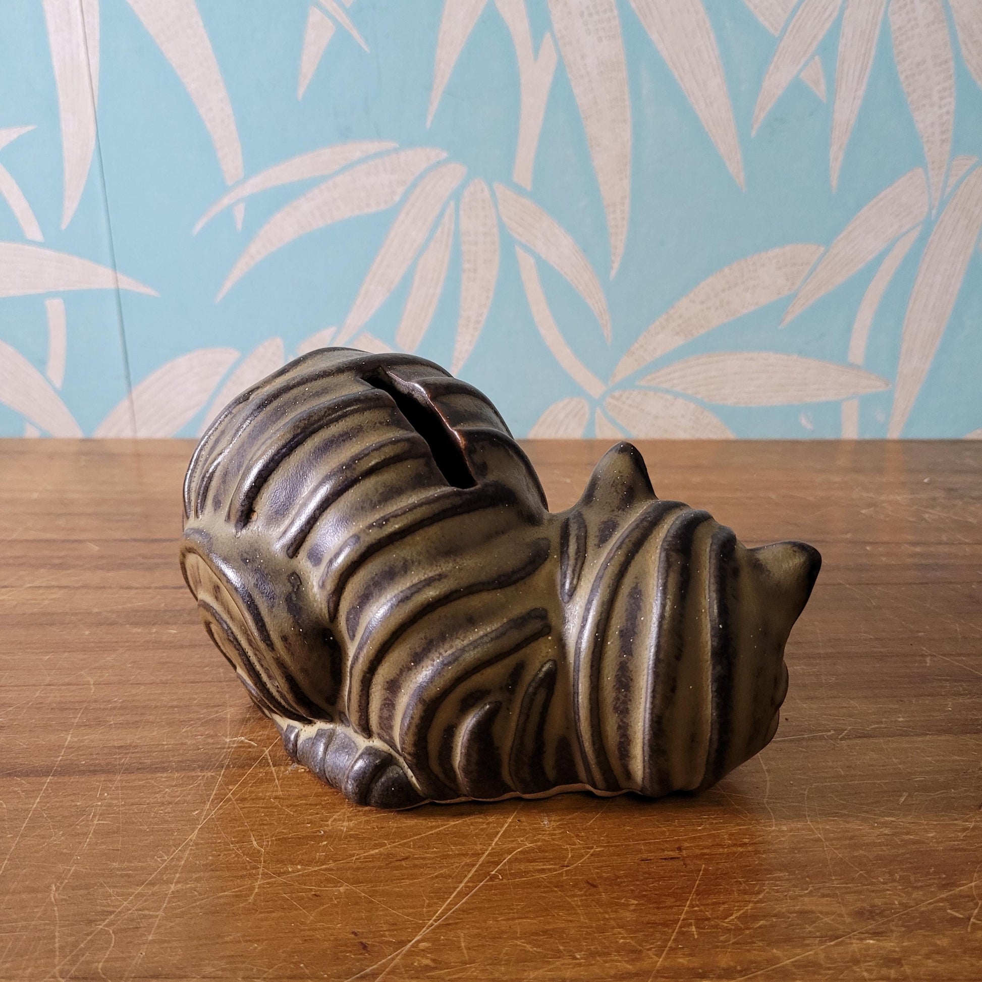 1970s Tremar Pottery cat money box