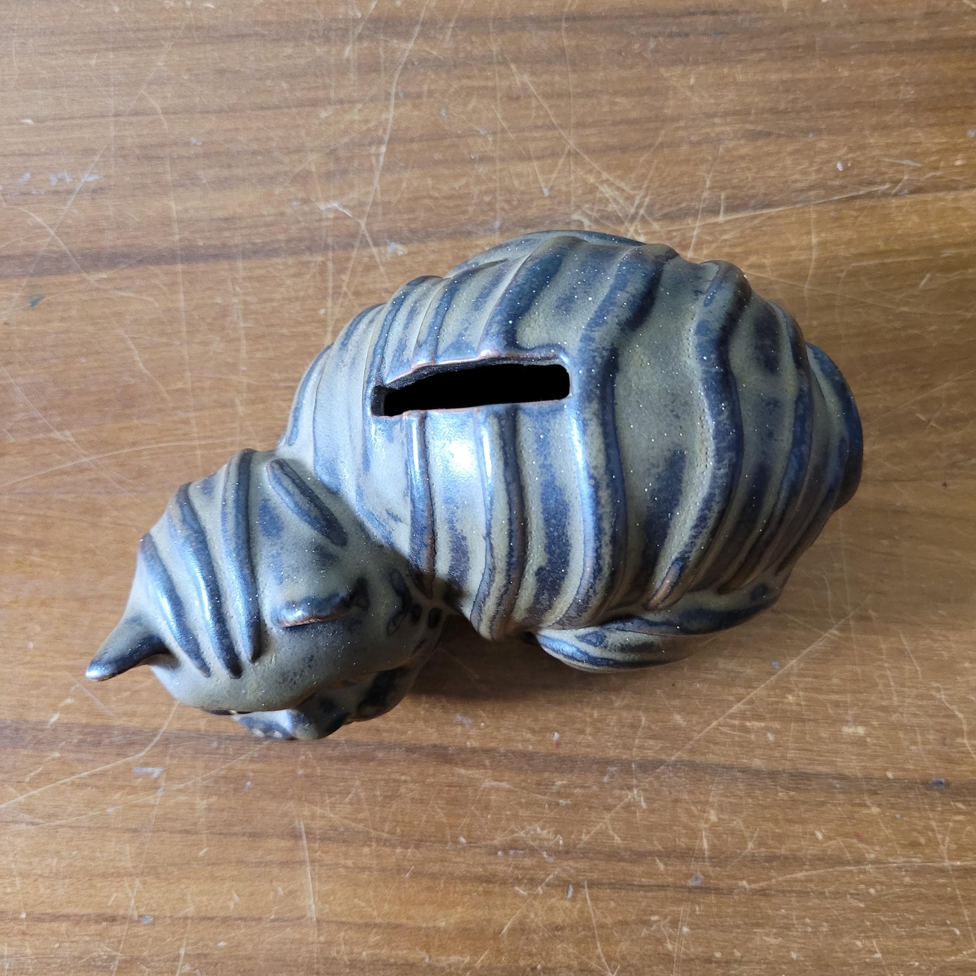 1970s Tremar Pottery cat money box