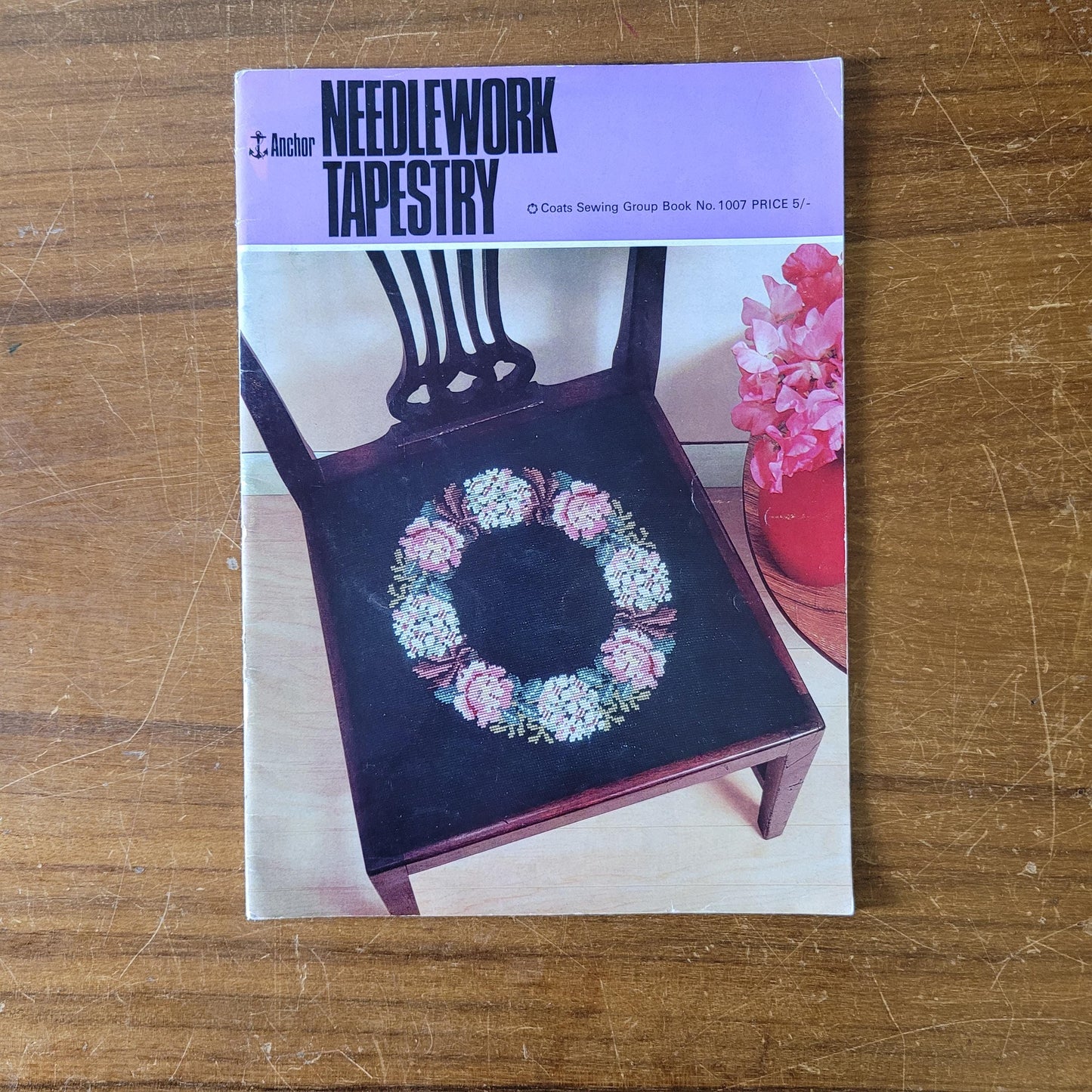 1965 Anchor Needlework Tapestry No.1007 pattern booklet, charts included