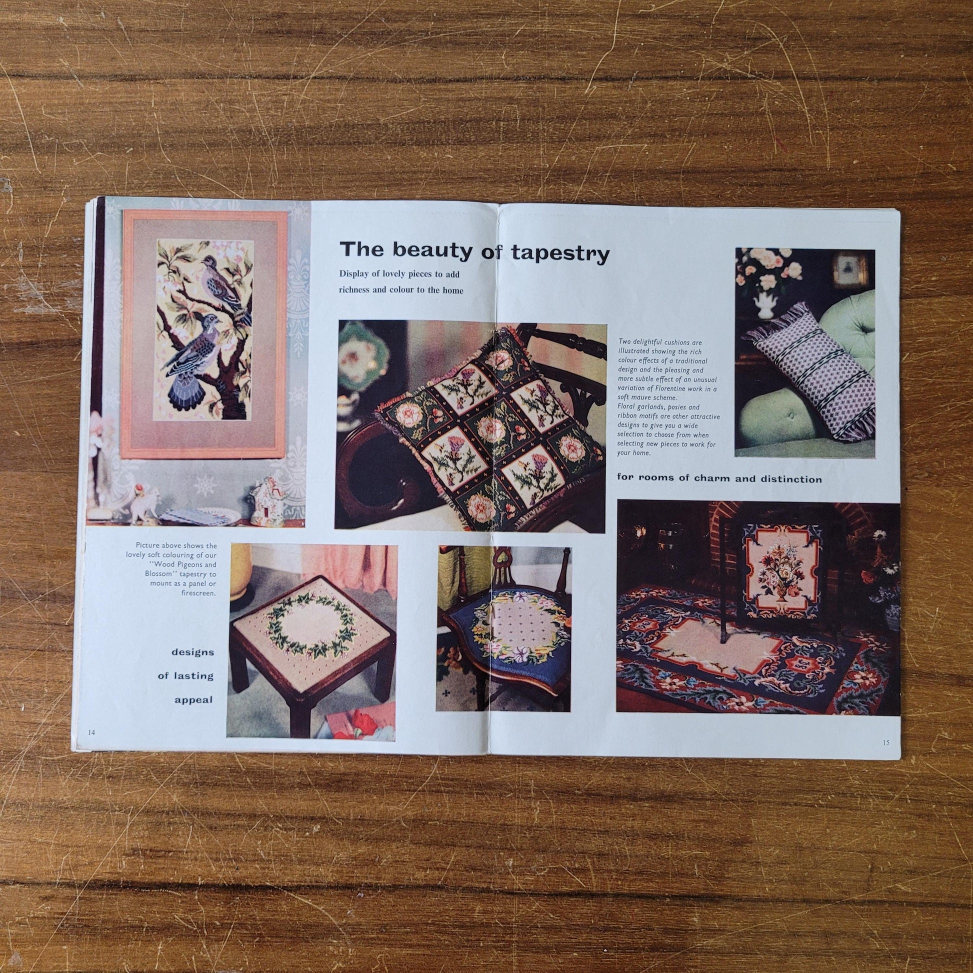 1960s Stitchcraft Stitched Rugs & Tapestries, second edition SC68 pattern booklet
