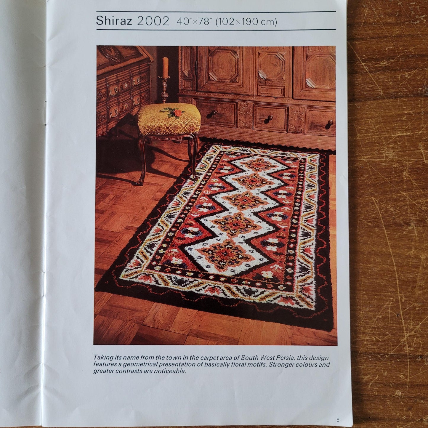 1971 Patons No.153 Classic Oriental Rugs pattern booklet