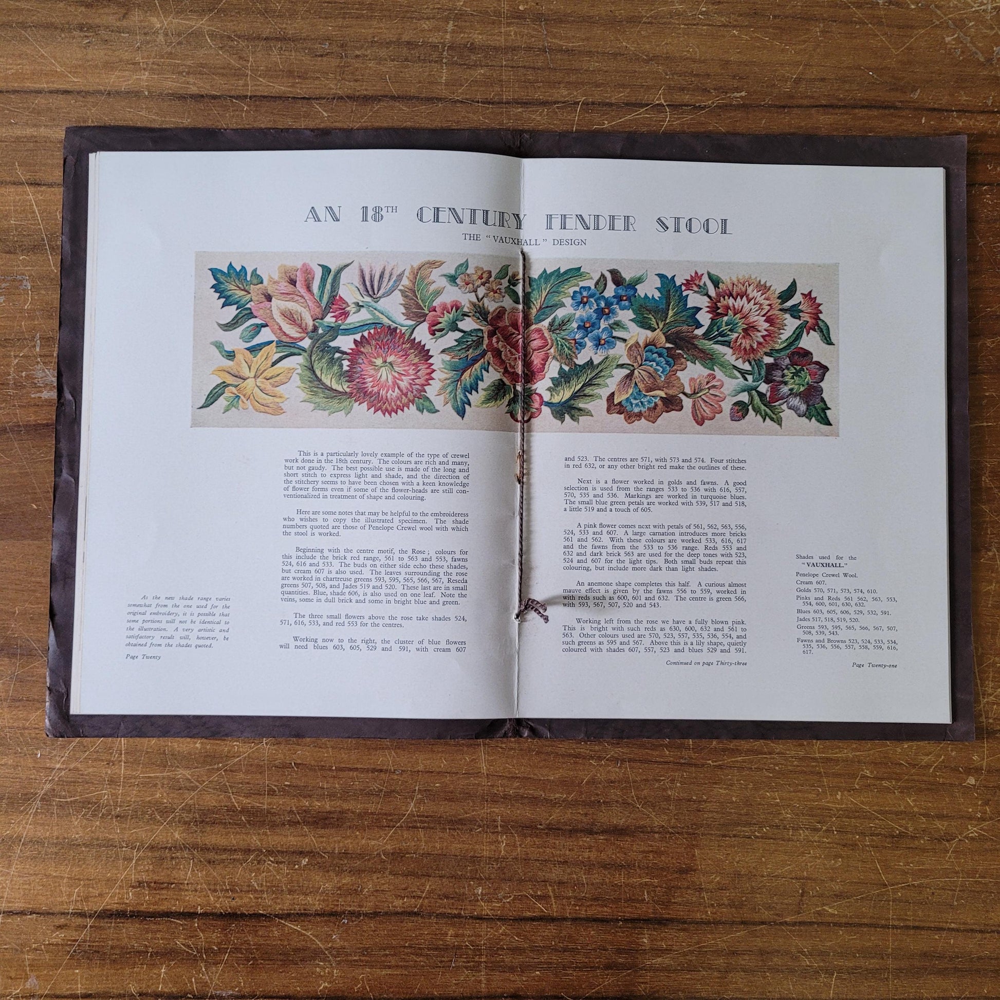 Jacobean Embroidery & Traditional Designs by Penelope (Softback, circa. 1900s)
