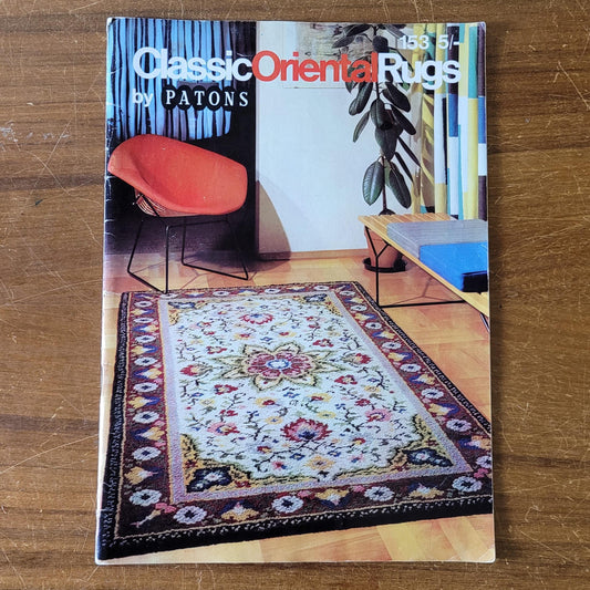 1971 Patons No.153 Classic Oriental Rugs pattern booklet