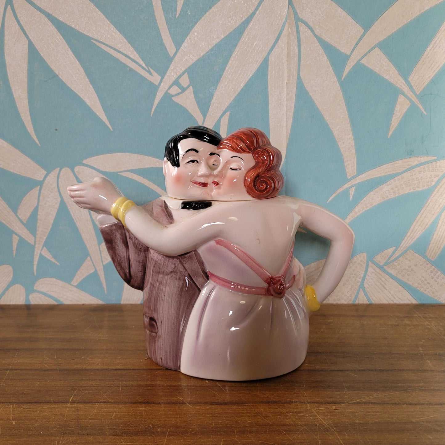 1988 Dept 56 Tea Time No.5 'Tango' collectable teapot