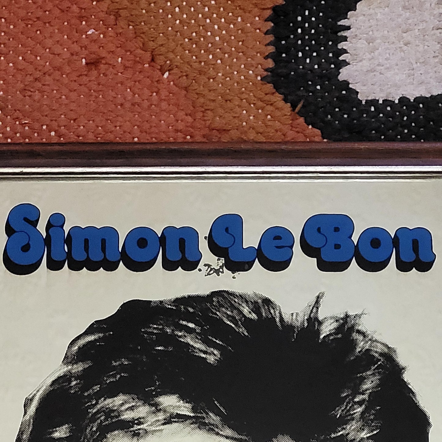 1980s Duran Duran's Simon Le Bon art mirror