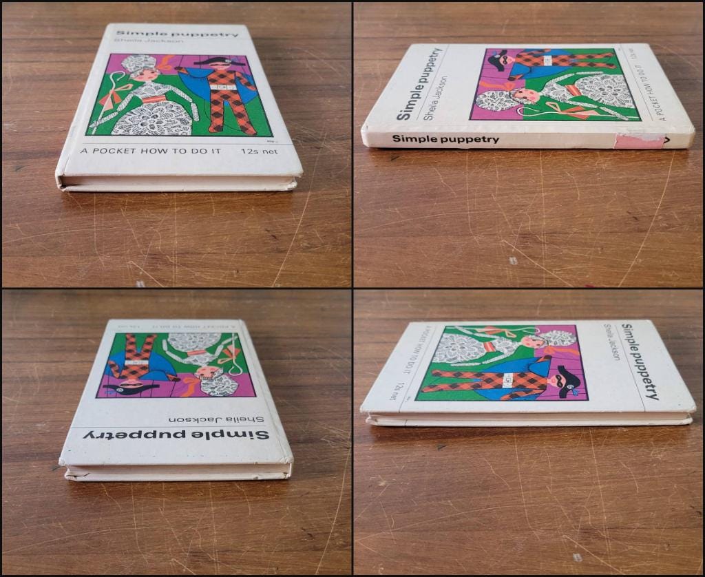 Simple Puppetry, a pocket how to do it, by Sheila Jackson (Hardback, 1969)