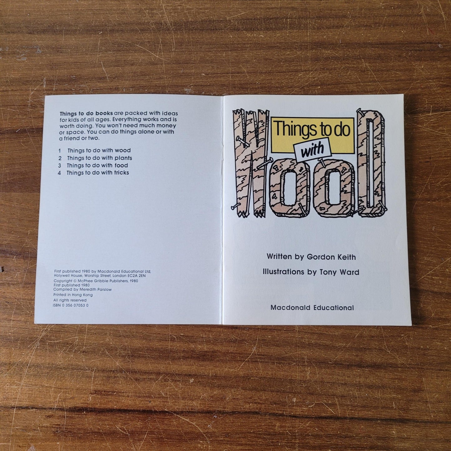 Things to do with Wood, by Gordon Keith (Softback, 1980)