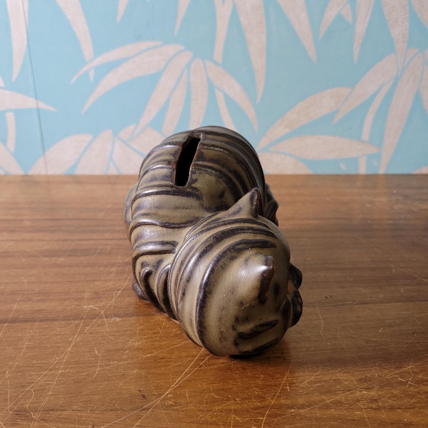 1970s Tremar Pottery cat money box