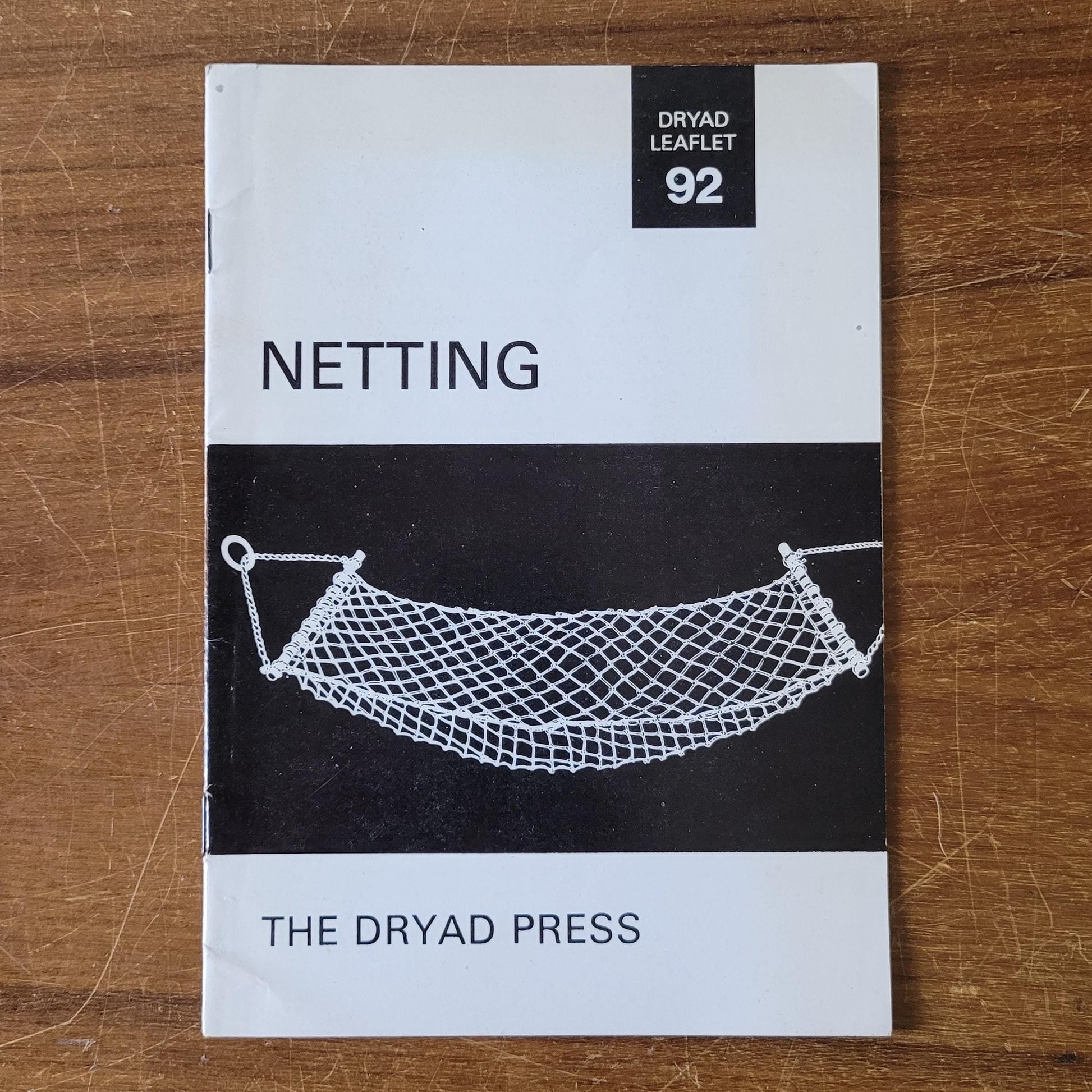 circa. 1950s Dryad Leaflet No.92: Netting
