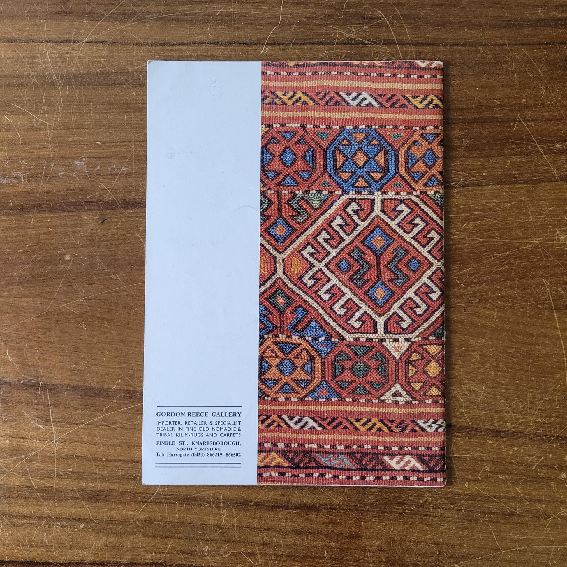 Kilim II - The Art of The Kilim, by the Gordon Reece Gallery (Softback, 1980s)
