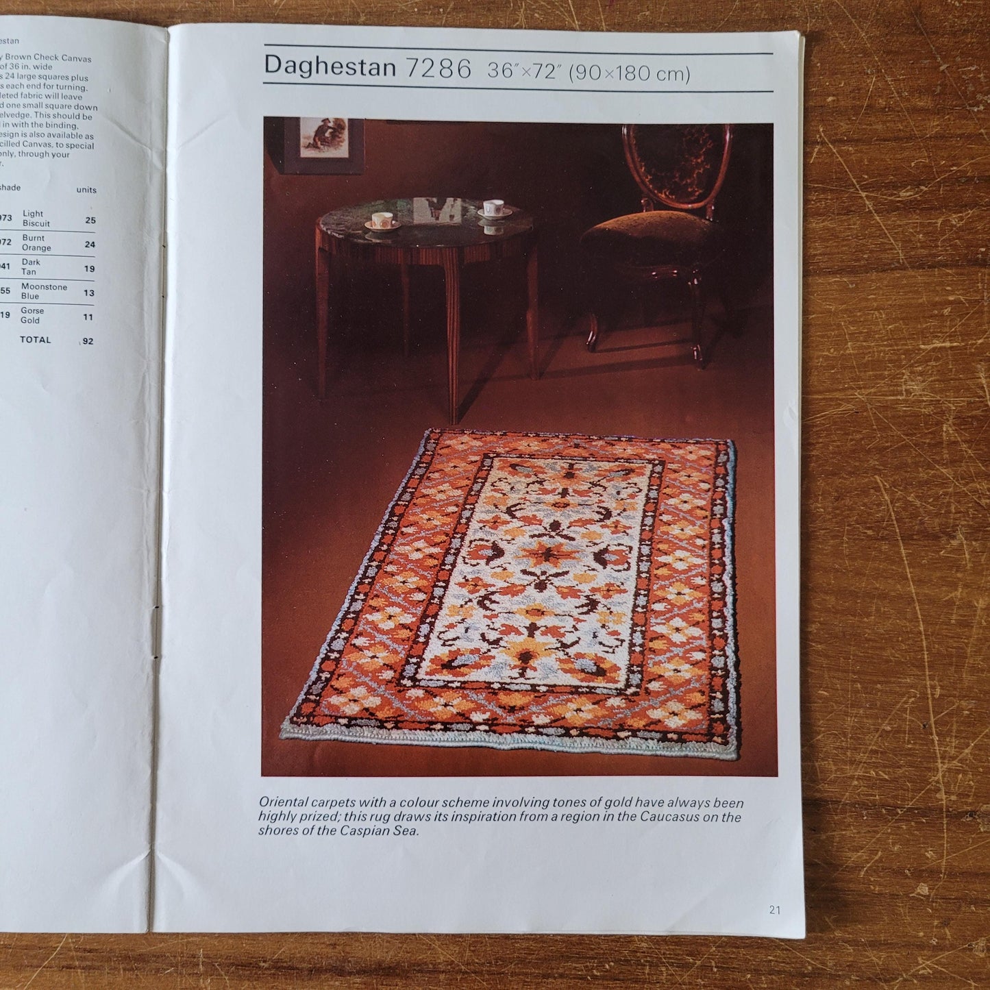1971 Patons No.153 Classic Oriental Rugs pattern booklet