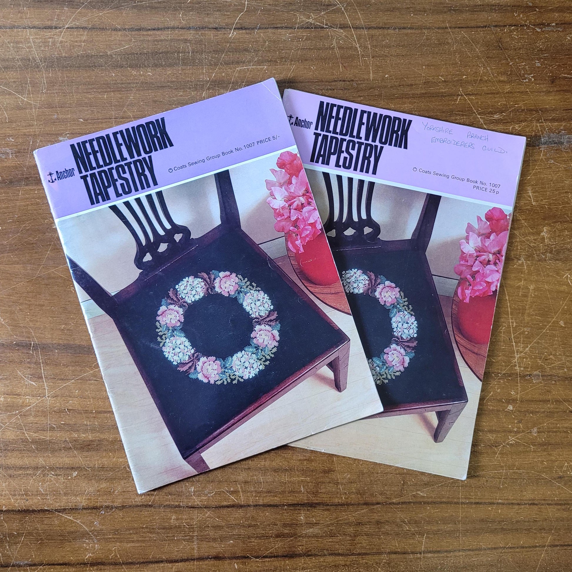 1965 Anchor Needlework Tapestry No.1007 pattern booklet, charts included