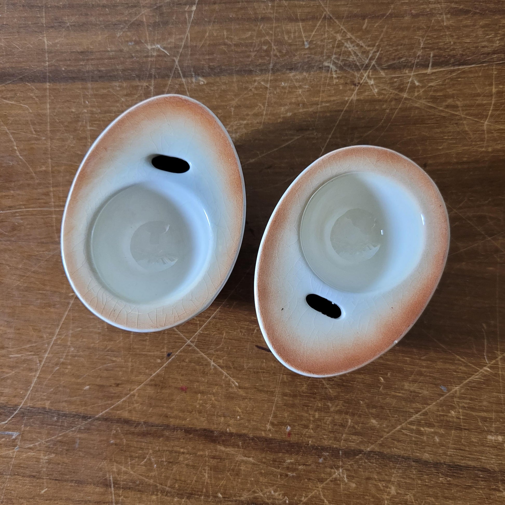 Two 1962 West German Goebel ceramic egg cups