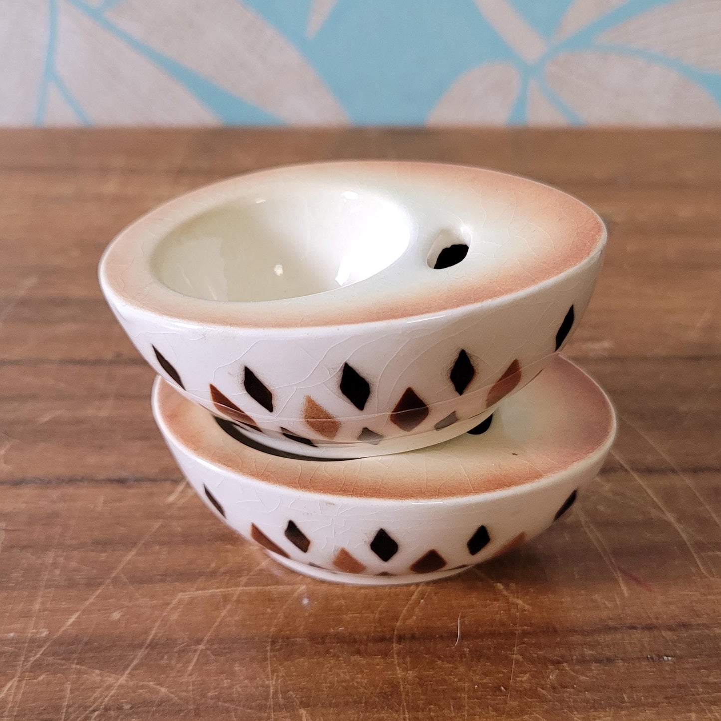 Two 1962 West German Goebel ceramic egg cups
