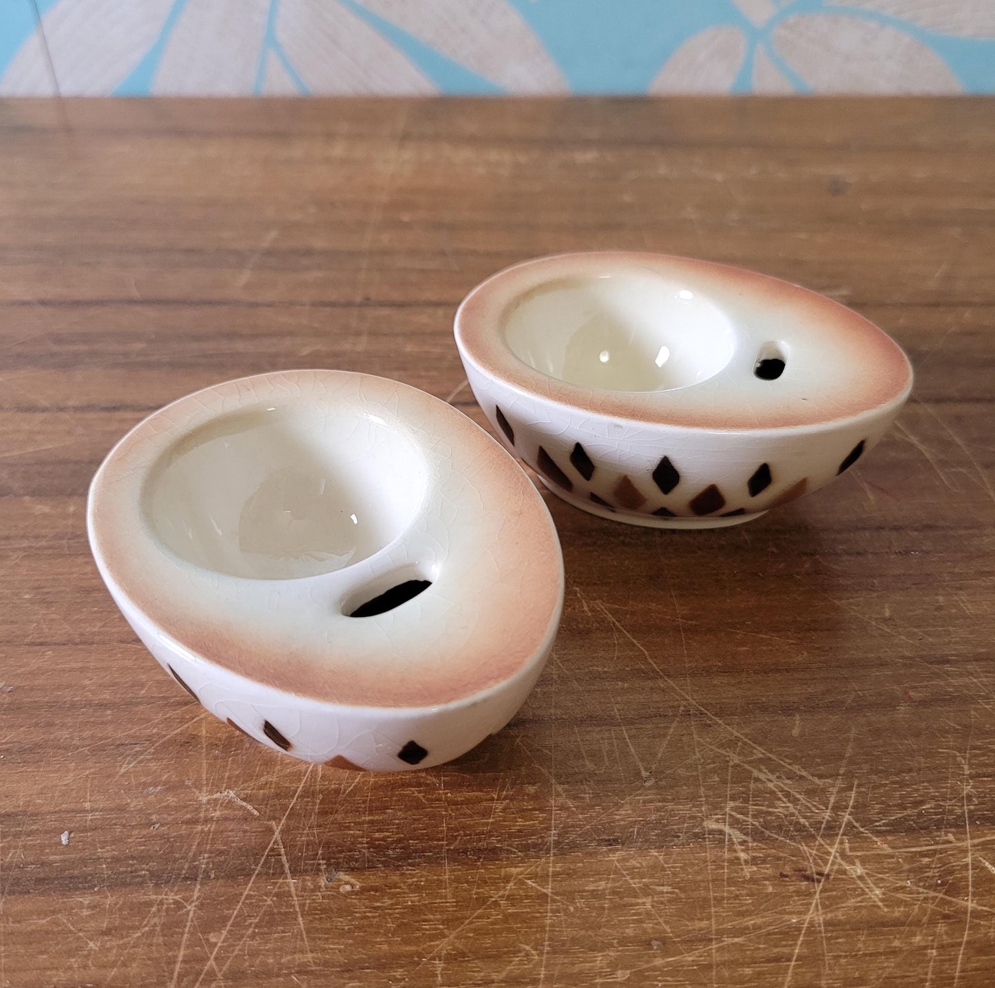 Two 1962 West German Goebel ceramic egg cups