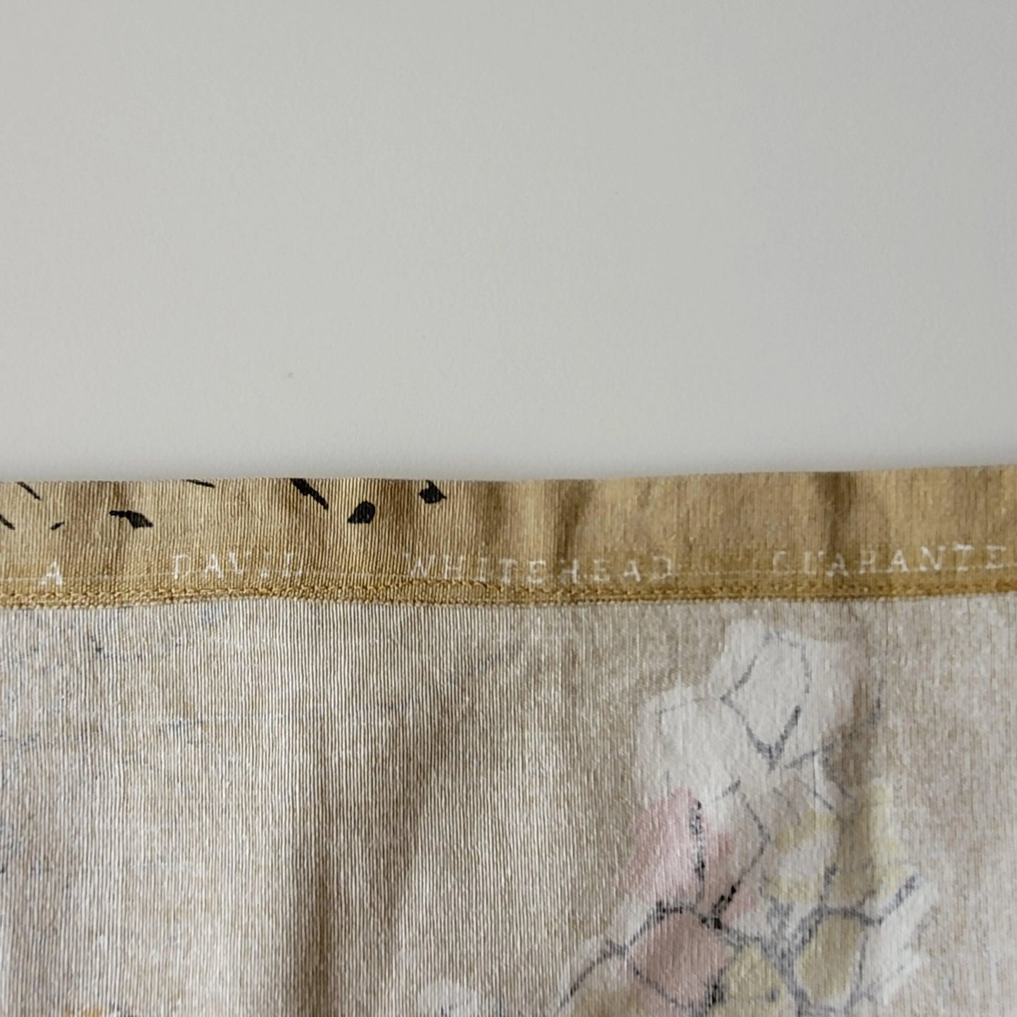 Pair of mid-century David Whitehead 'Midsummer' curtains, 46" x 84"