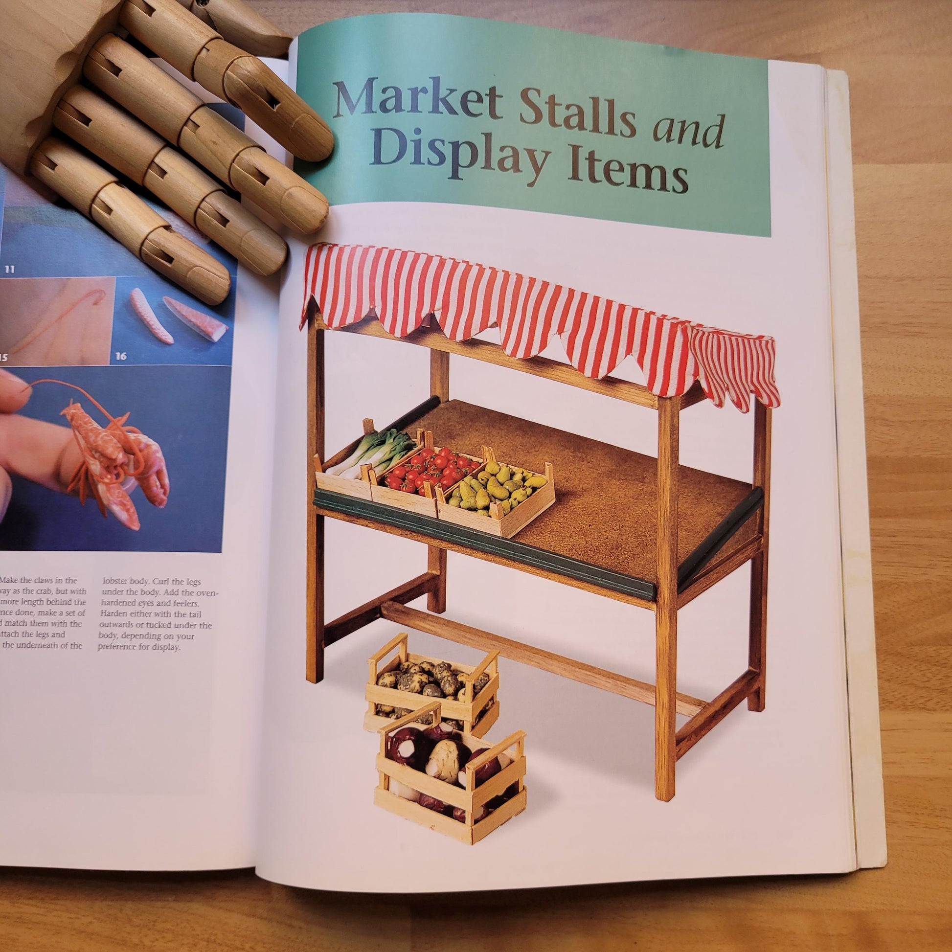 Making Miniature Food & Market Stalls, by Angie Scarr, signed by author (Softback, 2002)
