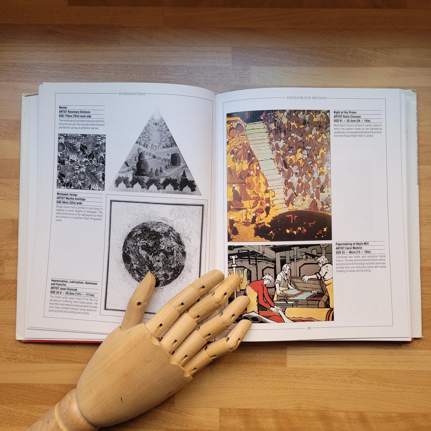 The Complete Manual of Relief Printmaking, by Katie Clemson, & Rosemary Simmons (Hardback, 1988)
