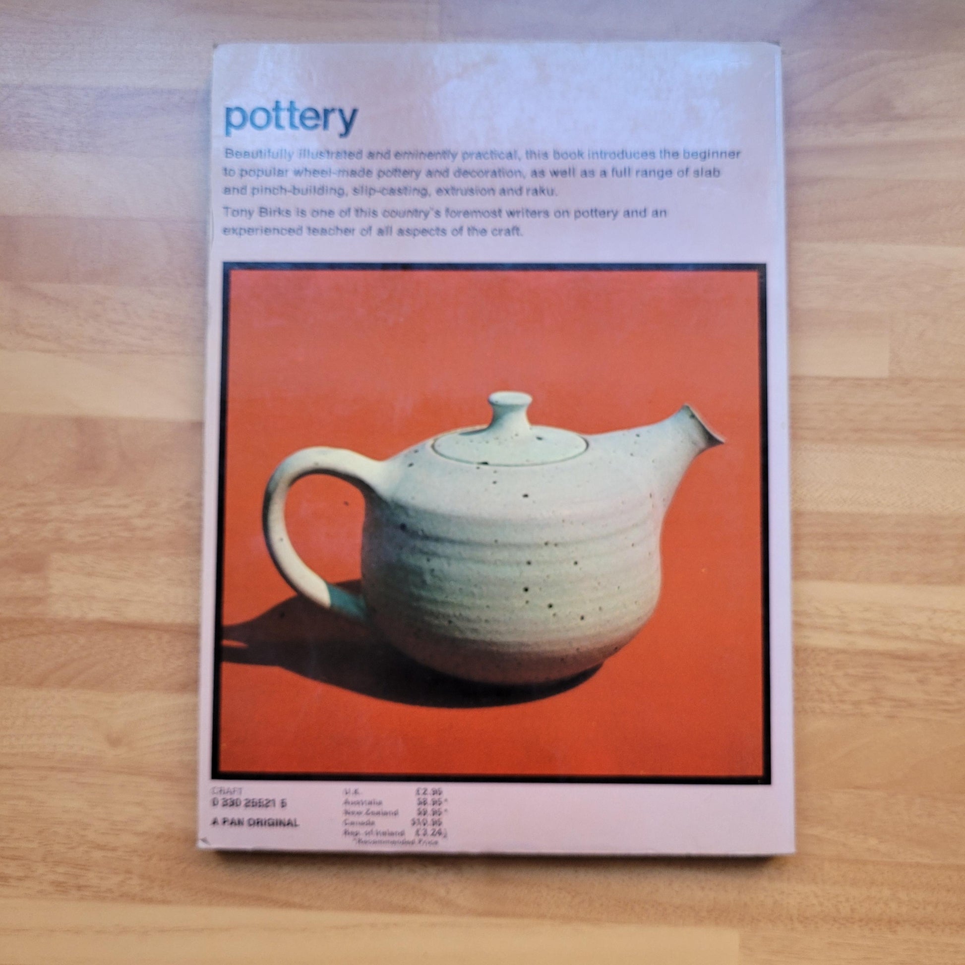 Pan Craft Books: Pottery, by Tony Birks (Softback, 1979)