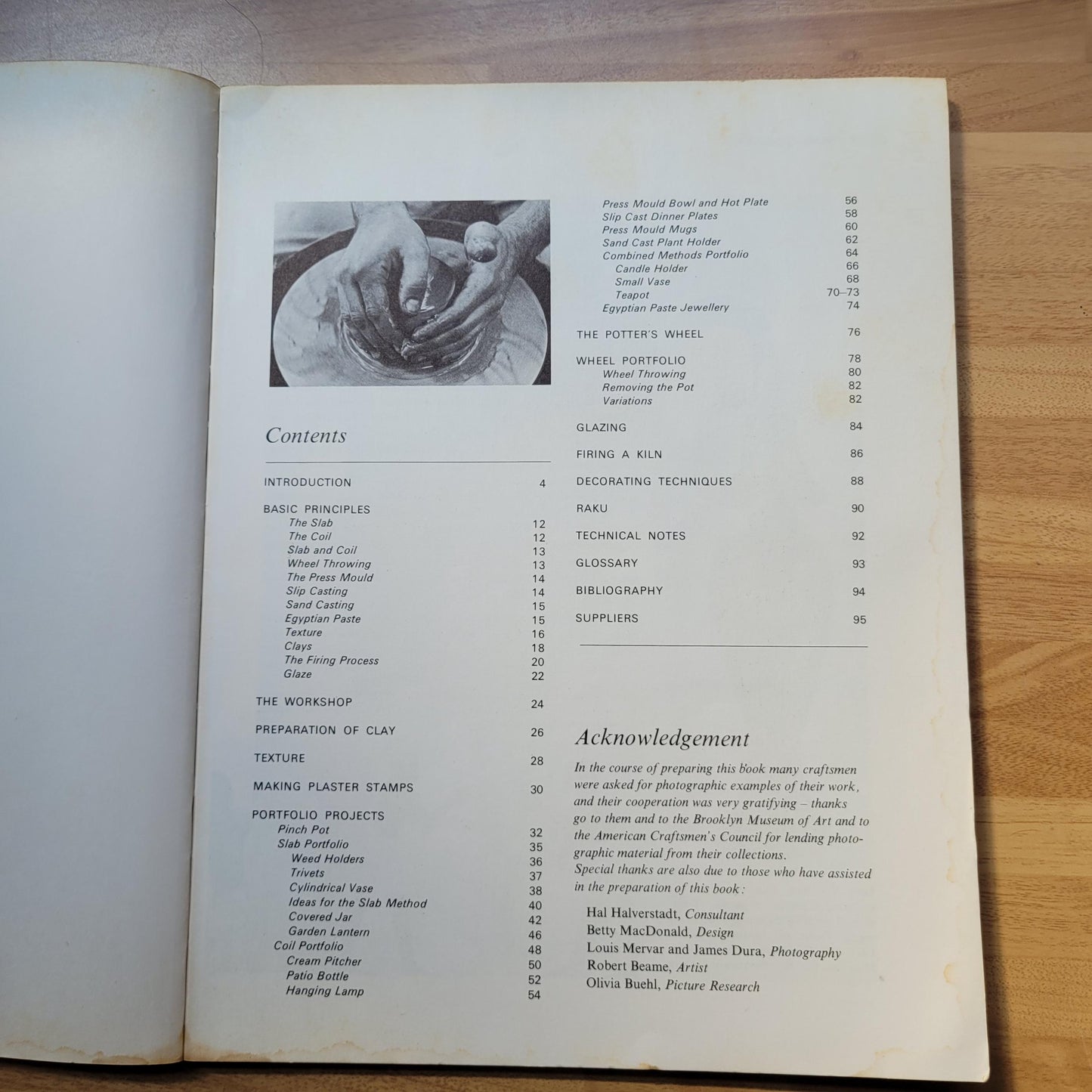 Pan Craft Books: Pottery, by Jolyon Hofsted (Softback, 1972)