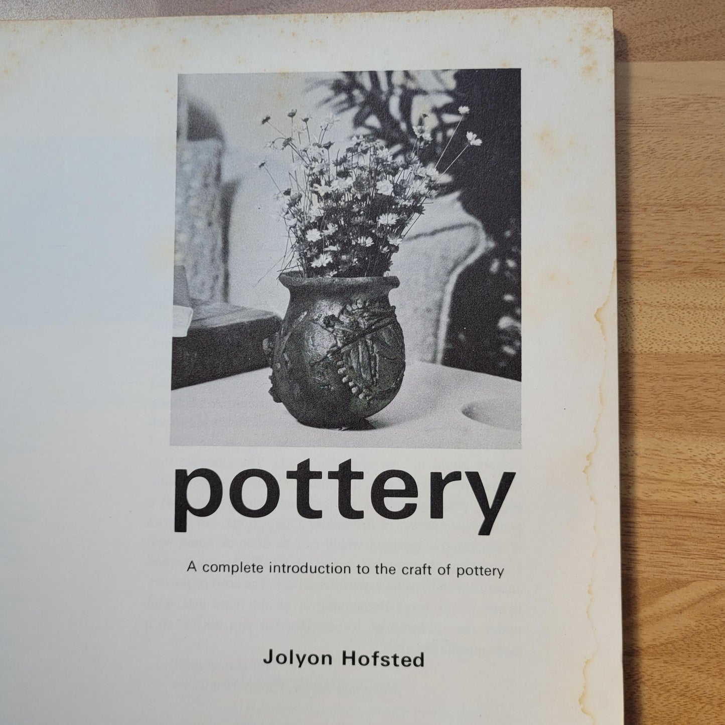 Pan Craft Books: Pottery, by Jolyon Hofsted (Softback, 1972)