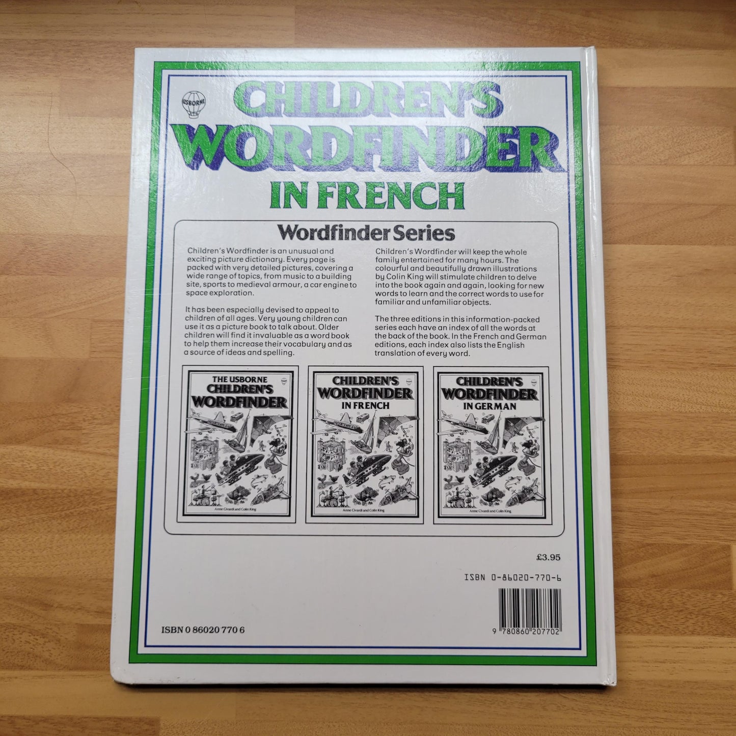 Children's Word Finder in French, by Anne Civardi, & Colin King (Hardback, 1984)