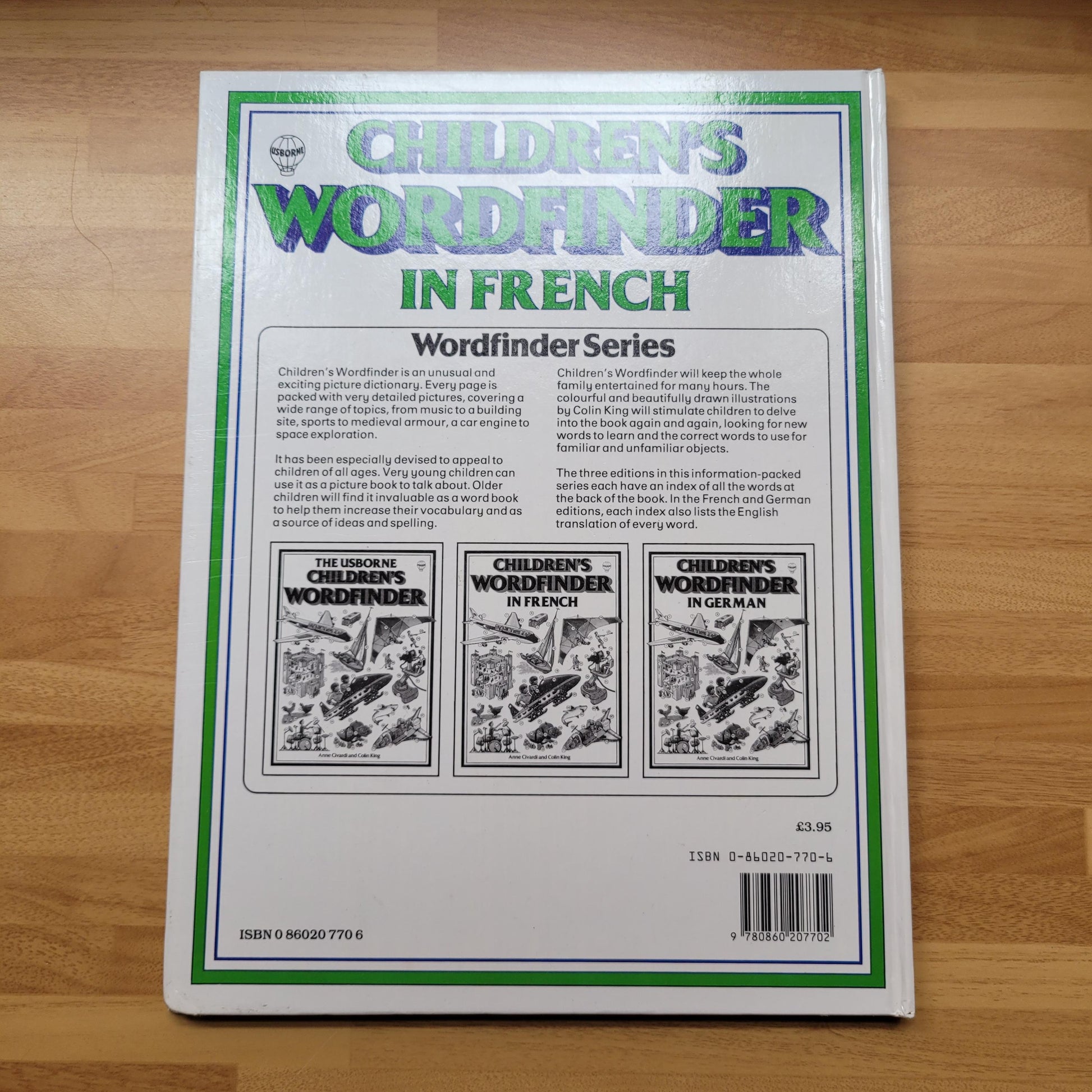 Children's Word Finder in French, by Anne Civardi, & Colin King (Hardback, 1984)