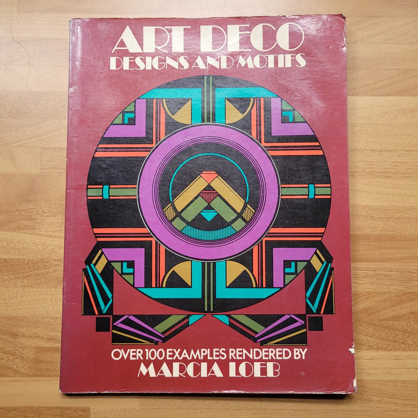 Art Deco Designs & Motifs - over 100 examples rendered by Marcia Loeb (Softback, 1972)
