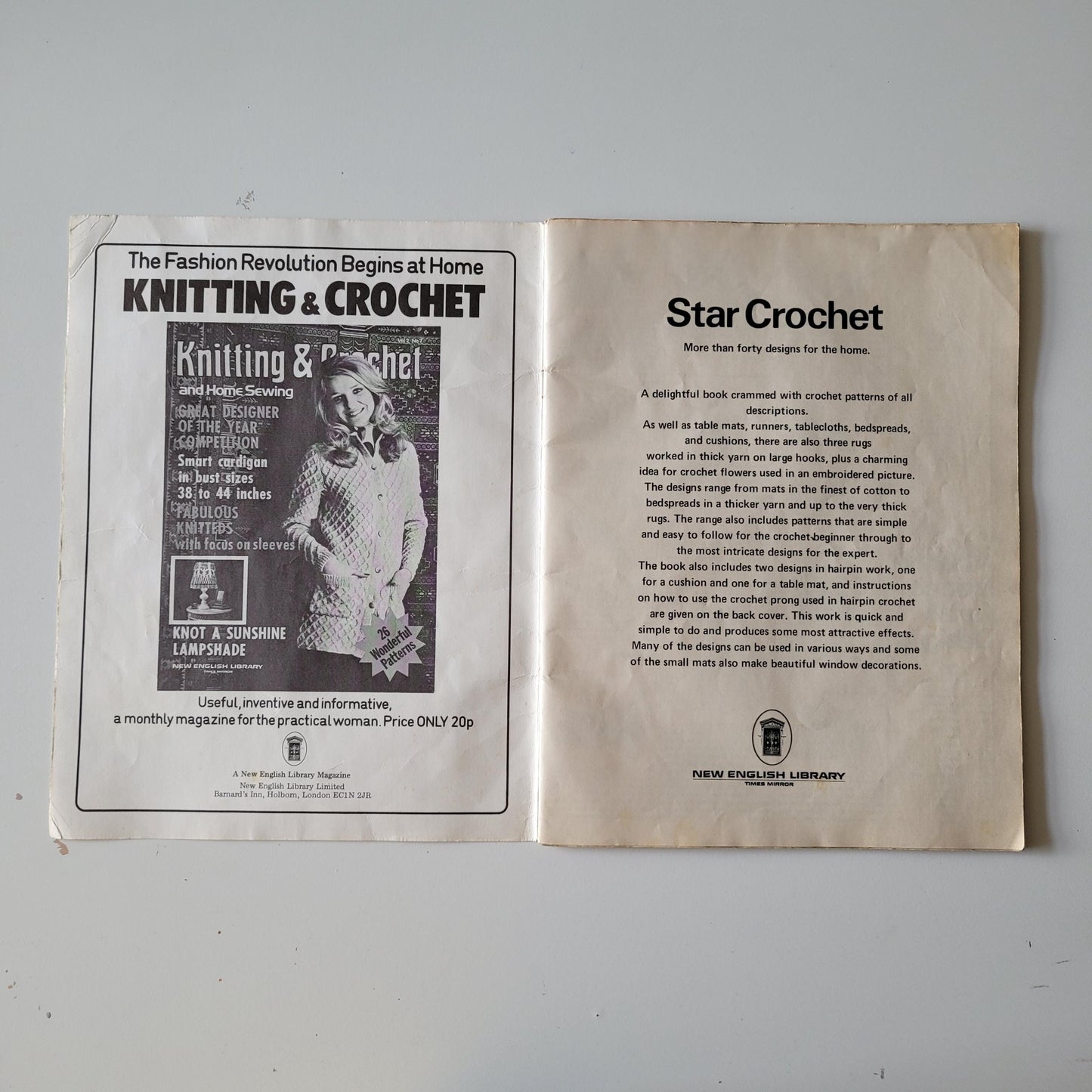 1973 Star Crochet - a knitting & crochet home craft special