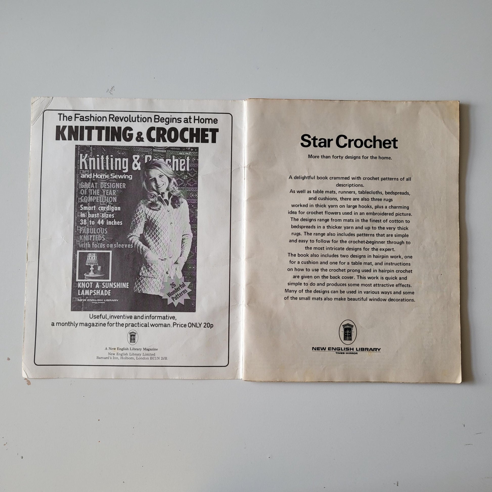 1973 Star Crochet - a knitting & crochet home craft special