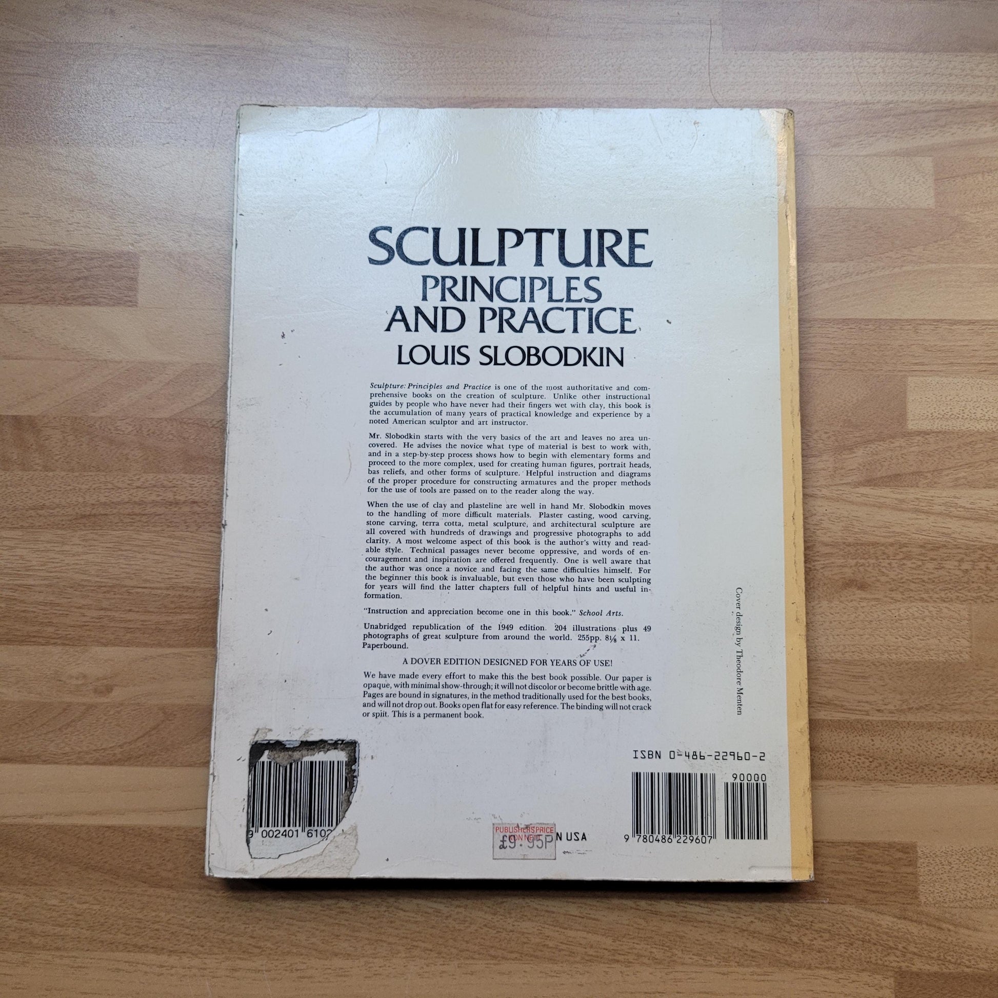 Sculpture Principles & Practice, by Louis Slobodkin (Softback, 1973)