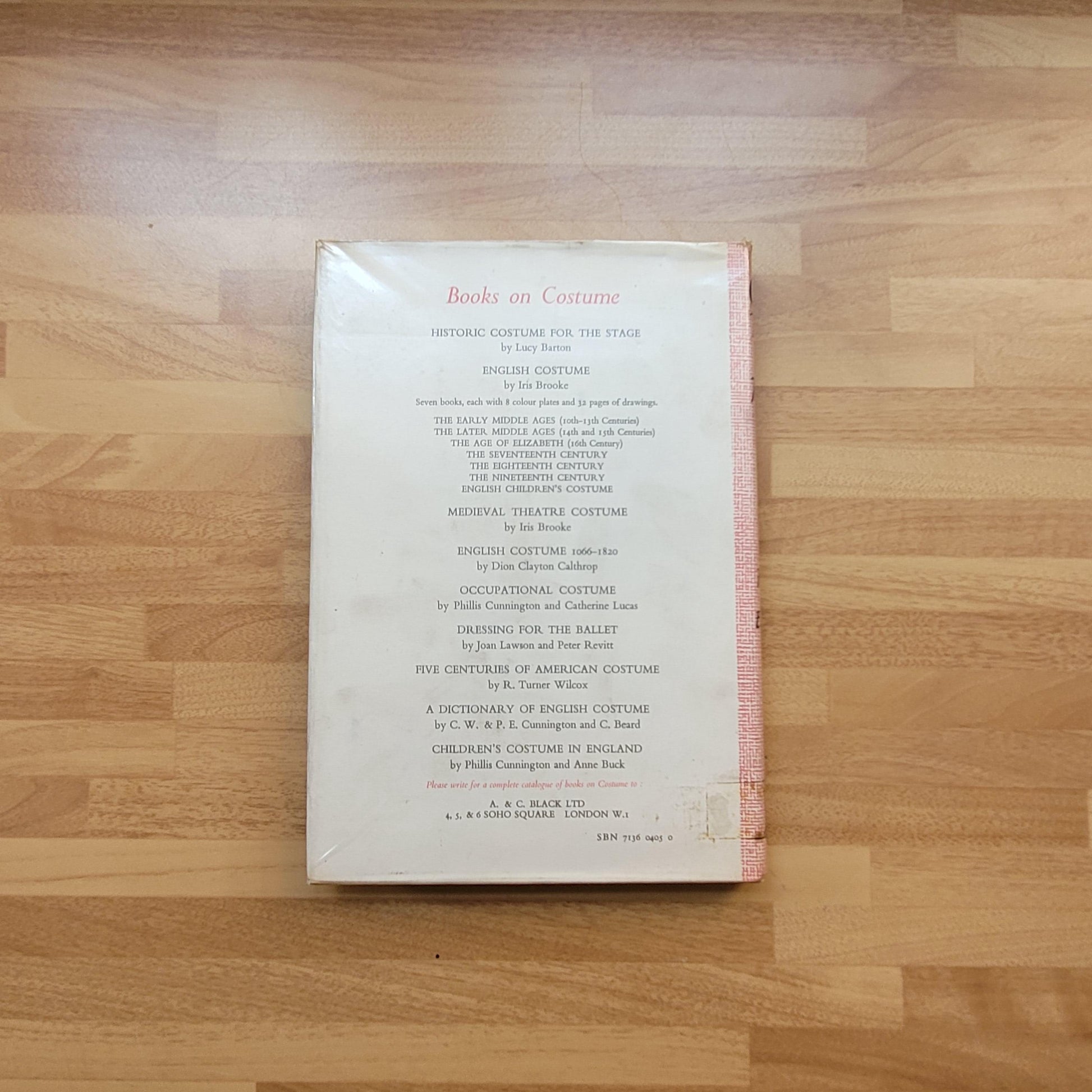 Costume Design and Making; a practical handbook, by Mary Fernald, & E. Shenton (Hardback, 1969)