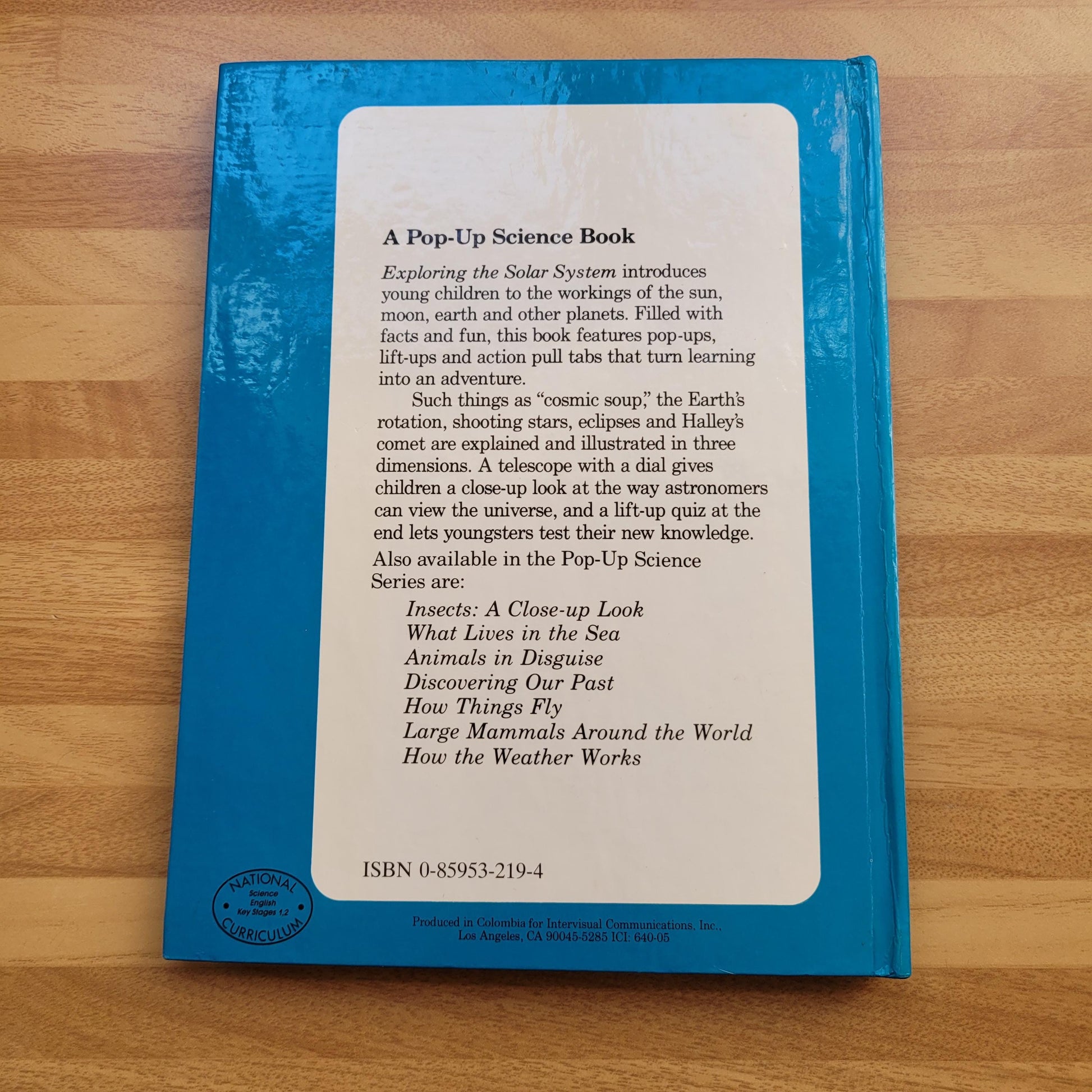 Exploring the Solar System; a pop-up science book, by Pete Seymour (Hardback, 1990)