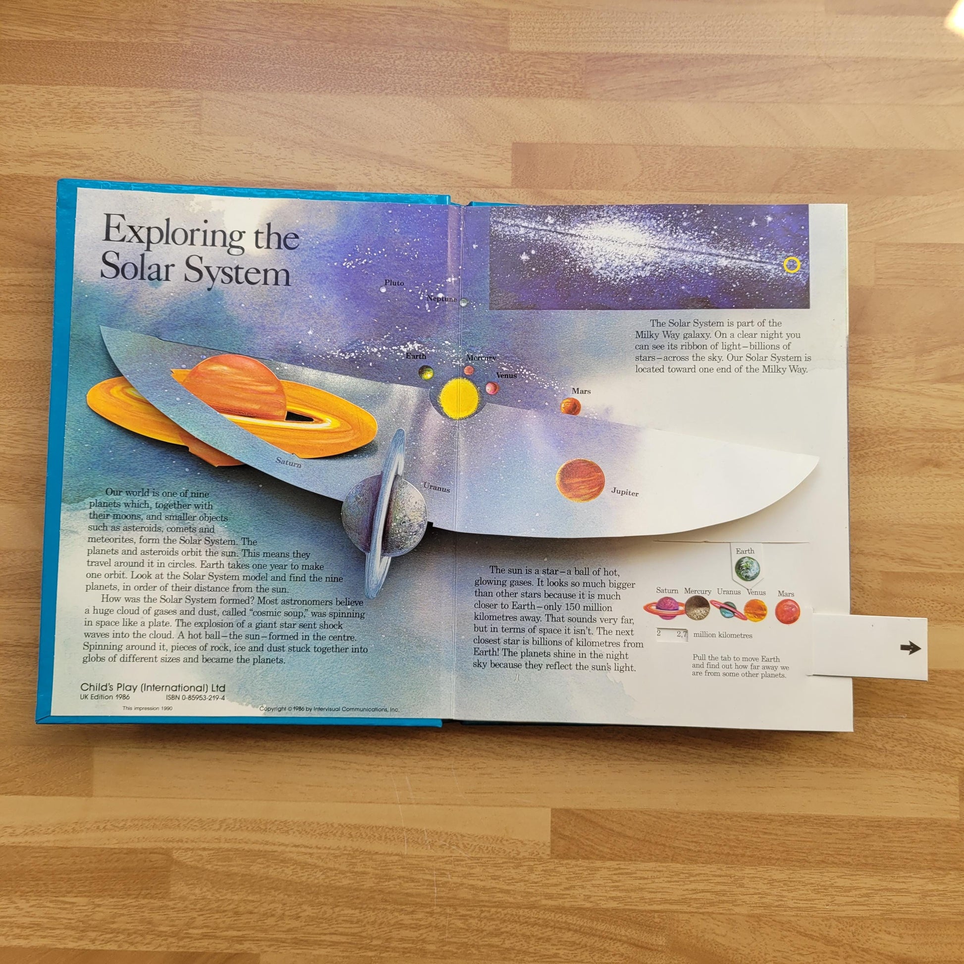 Exploring the Solar System; a pop-up science book, by Pete Seymour (Hardback, 1990)