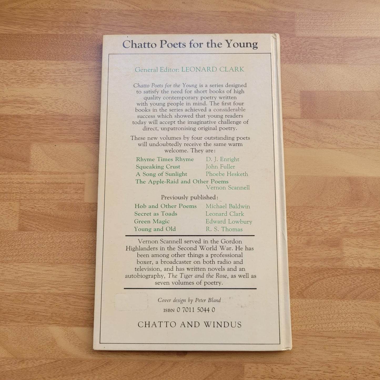 The Apple-Raid, & Other Poems, by Vernon Scannell (Hardback, 1974)