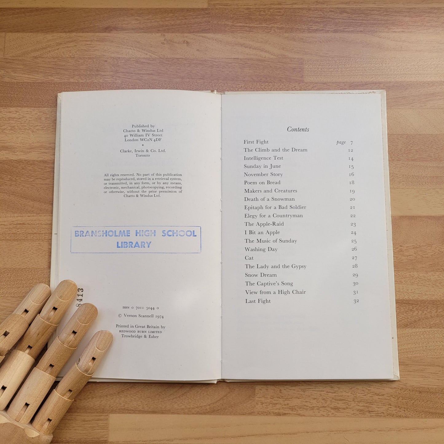 The Apple-Raid, & Other Poems, by Vernon Scannell (Hardback, 1974)