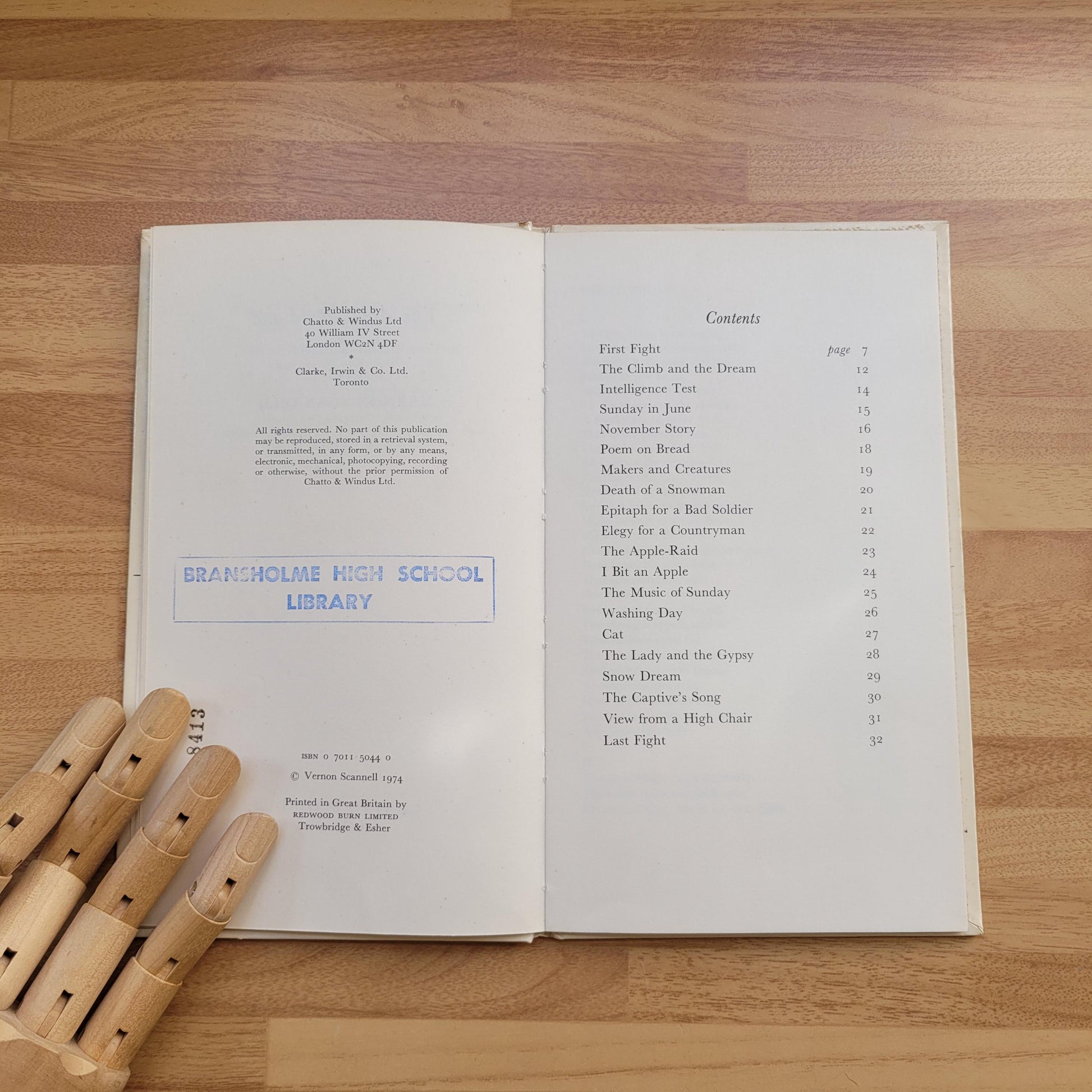 The Apple-Raid, & Other Poems, by Vernon Scannell (Hardback, 1974)