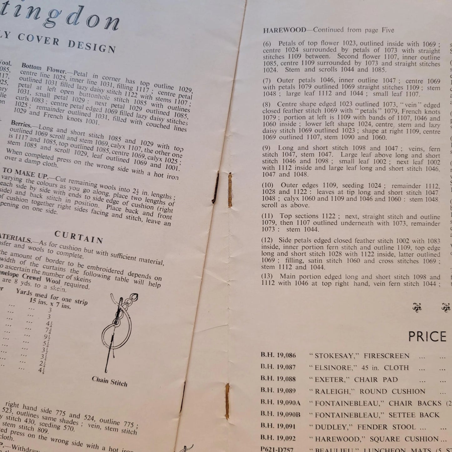 1970s Modern Jacobean by Penelope, a Needlecraft publication